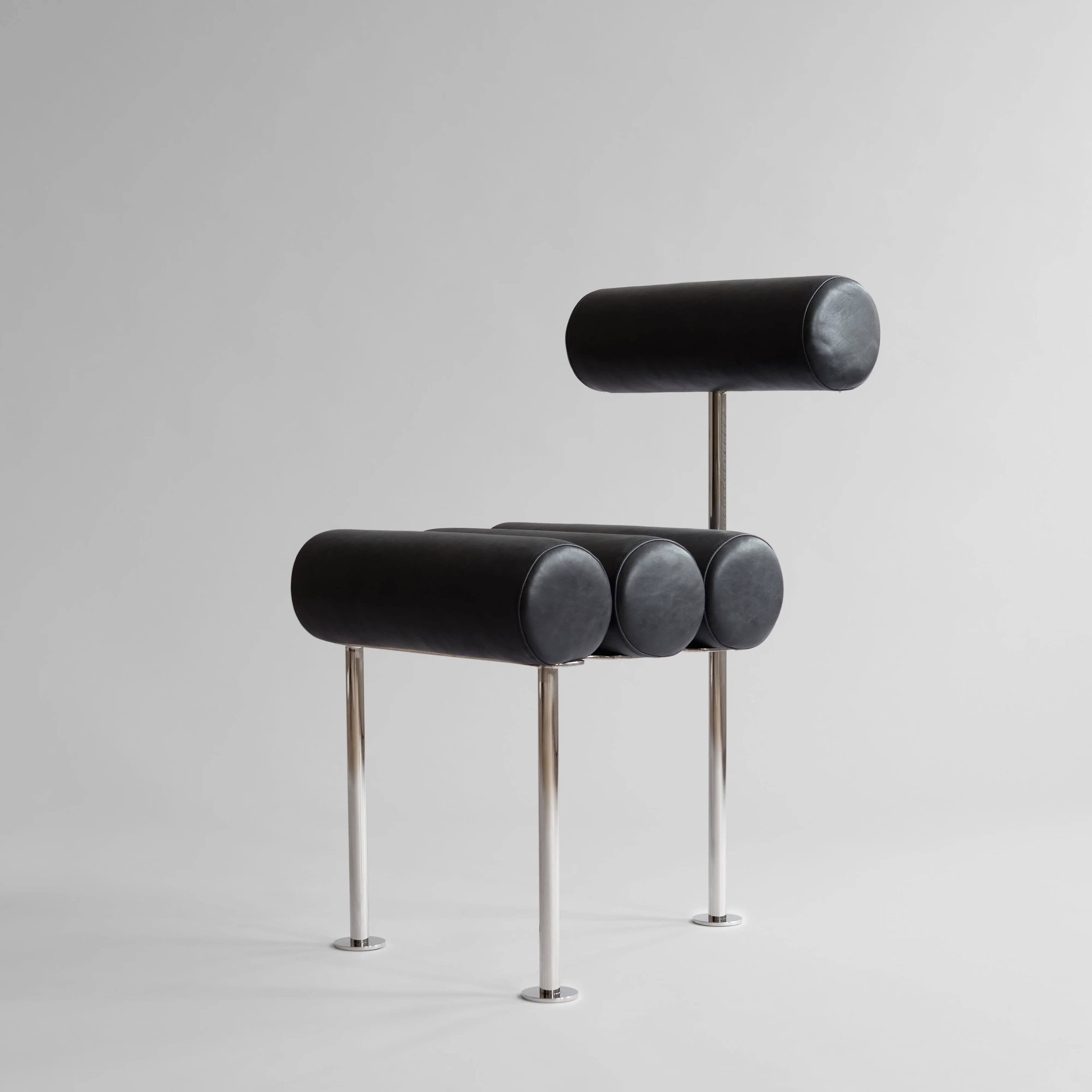 Стул Hiro — Aniline Leather Black