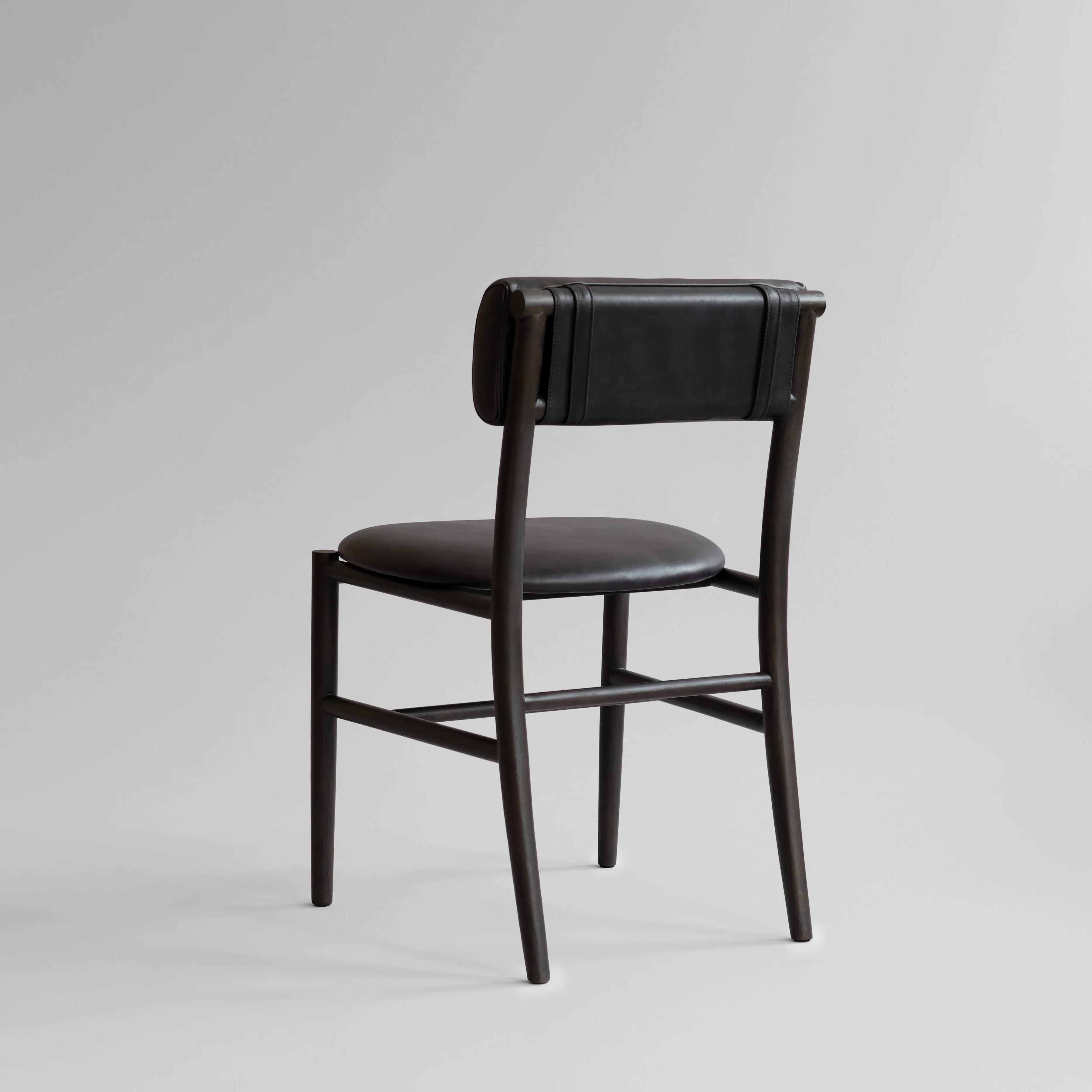 Стул Nama — Aniline leather black