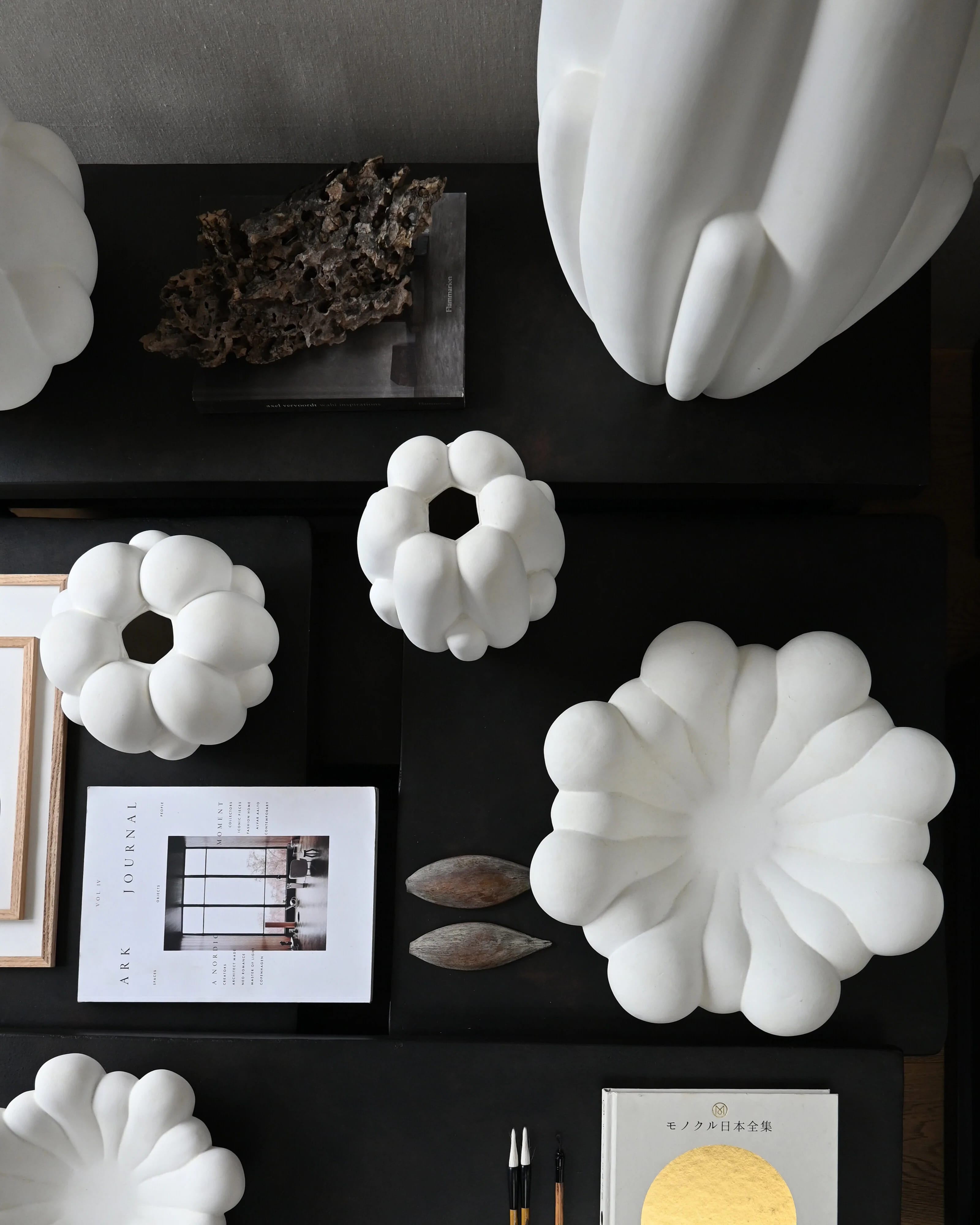 Поднос Bloom Big — Bone White