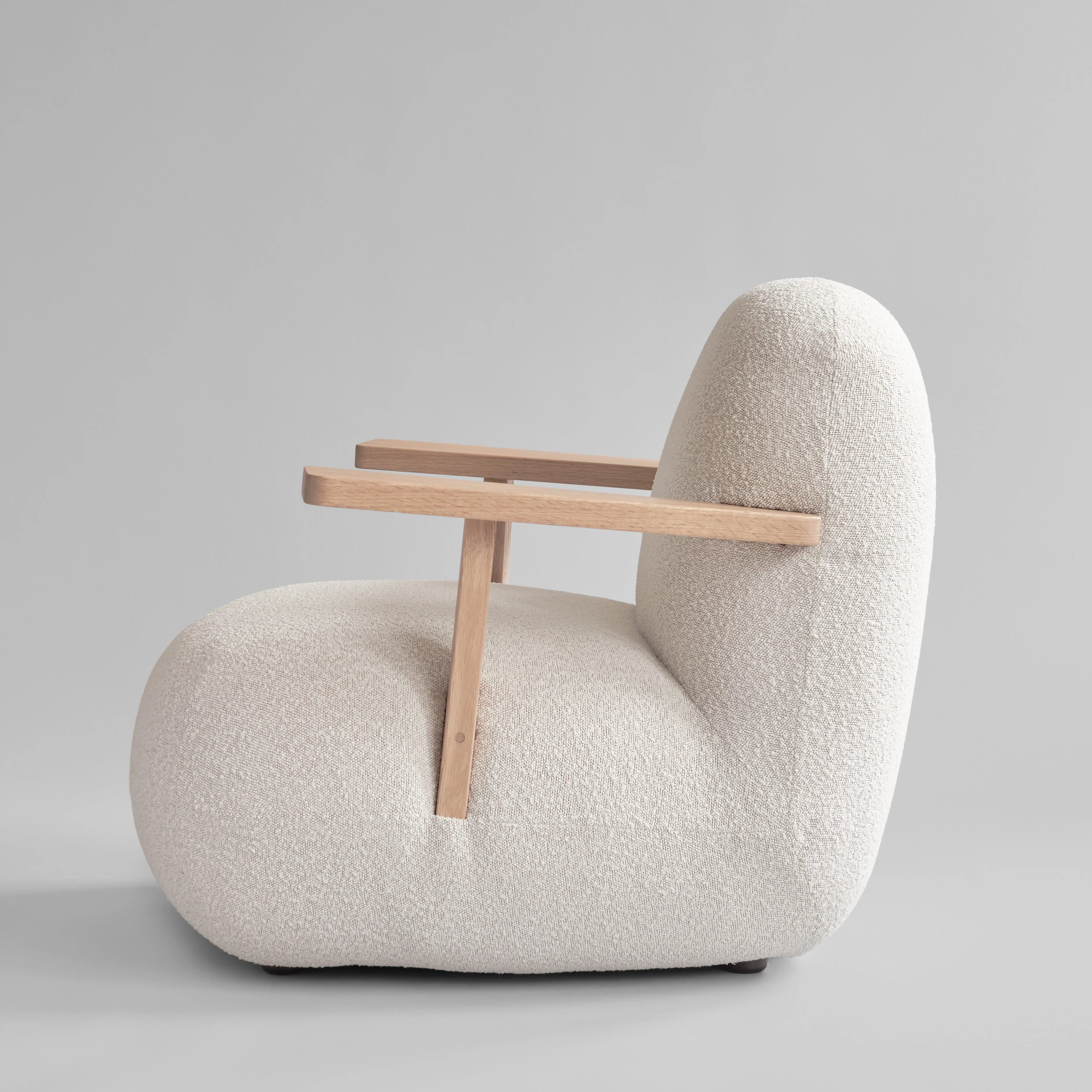 Кресло Toe Chair Armrest — Off White