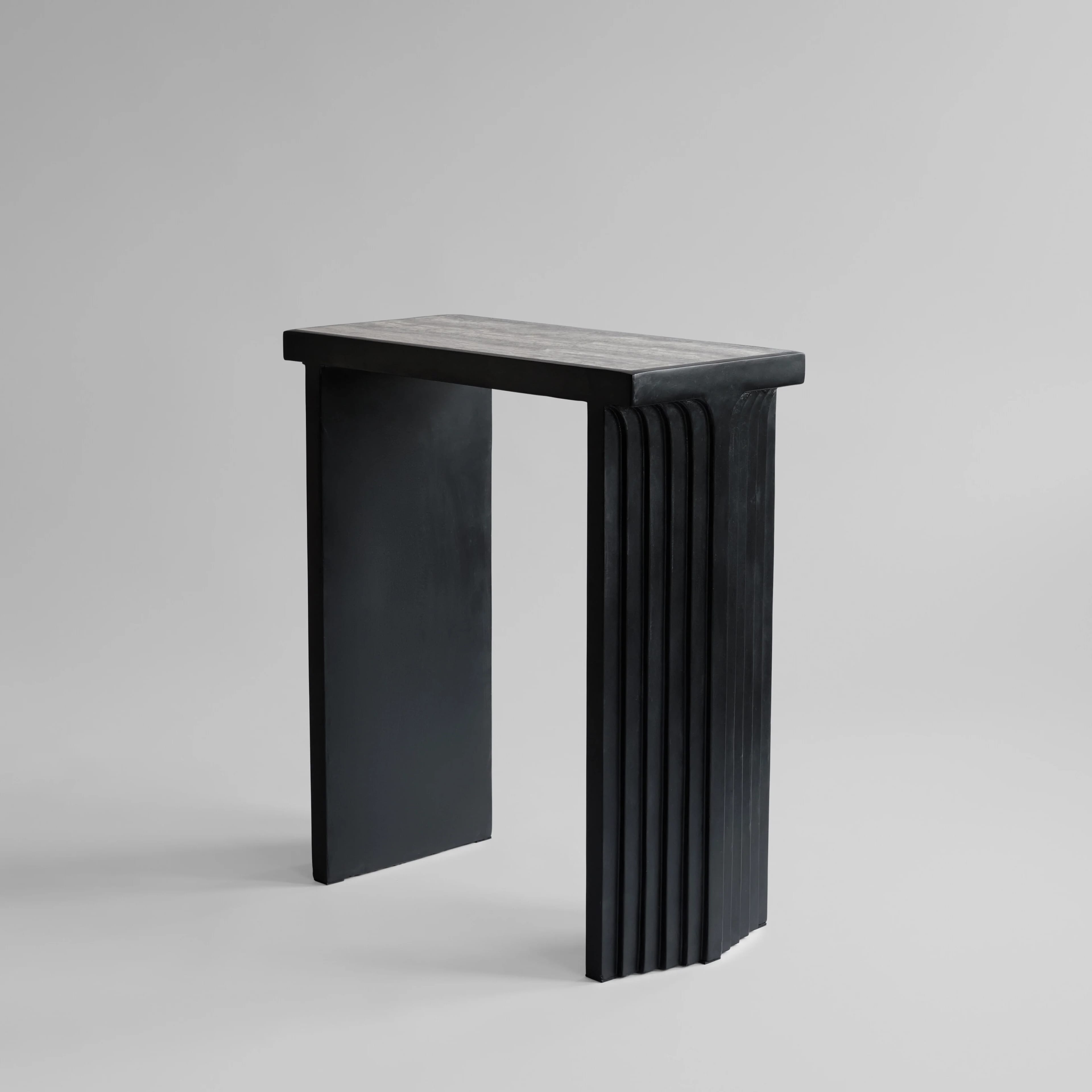 Консоль Arc — Silver Travertine