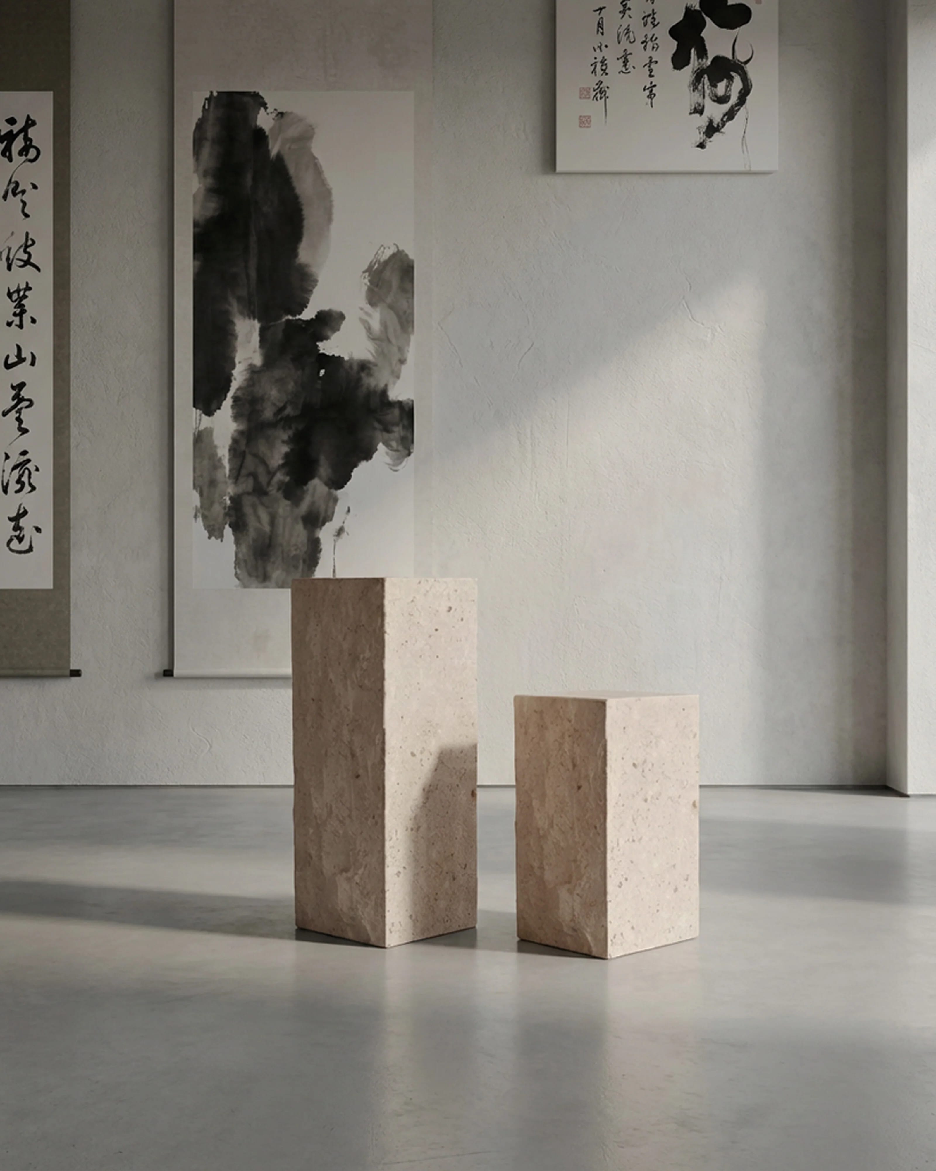Приставной столик Podium Medio — Limestone