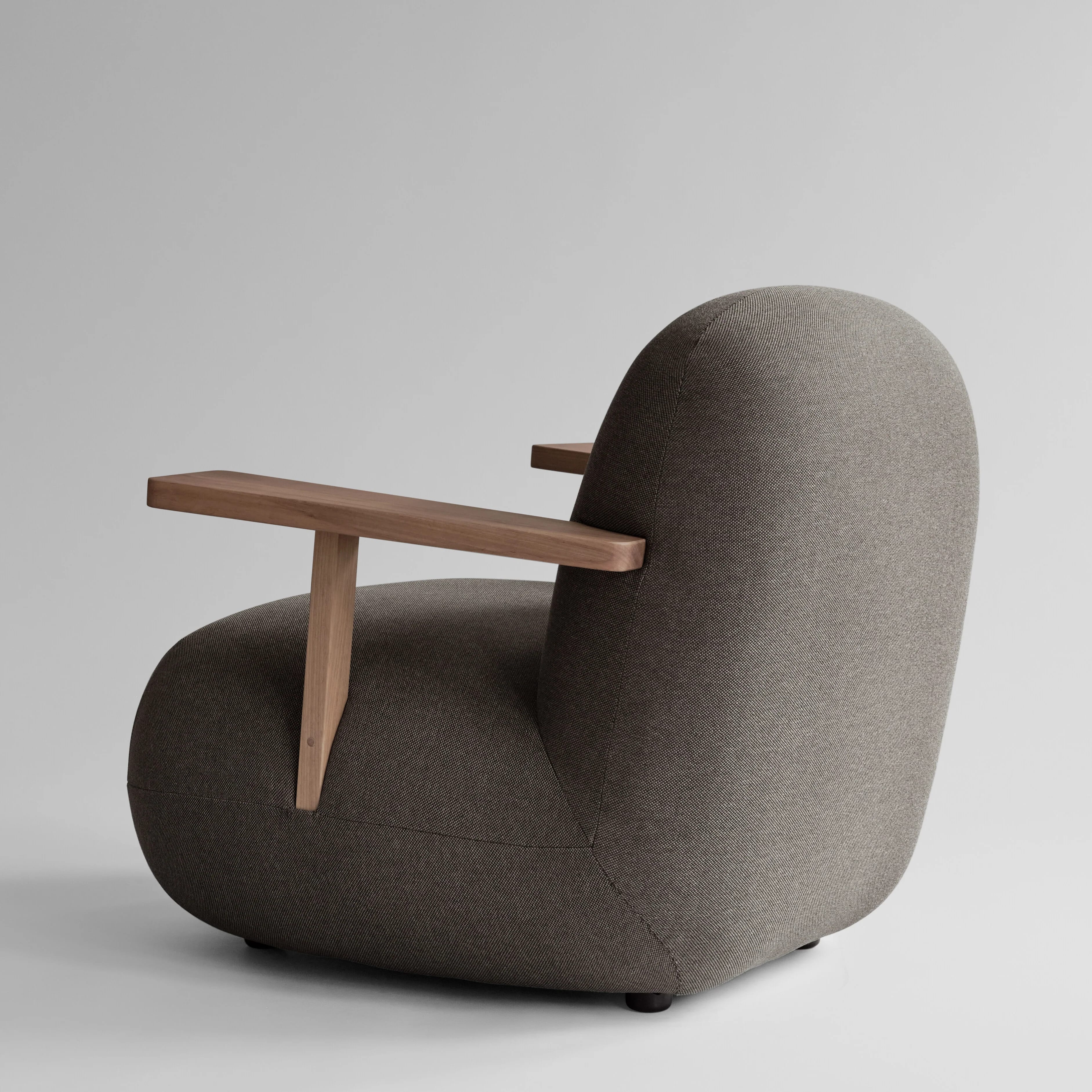 Кресло Toe Chair Armrest — Stone Gray