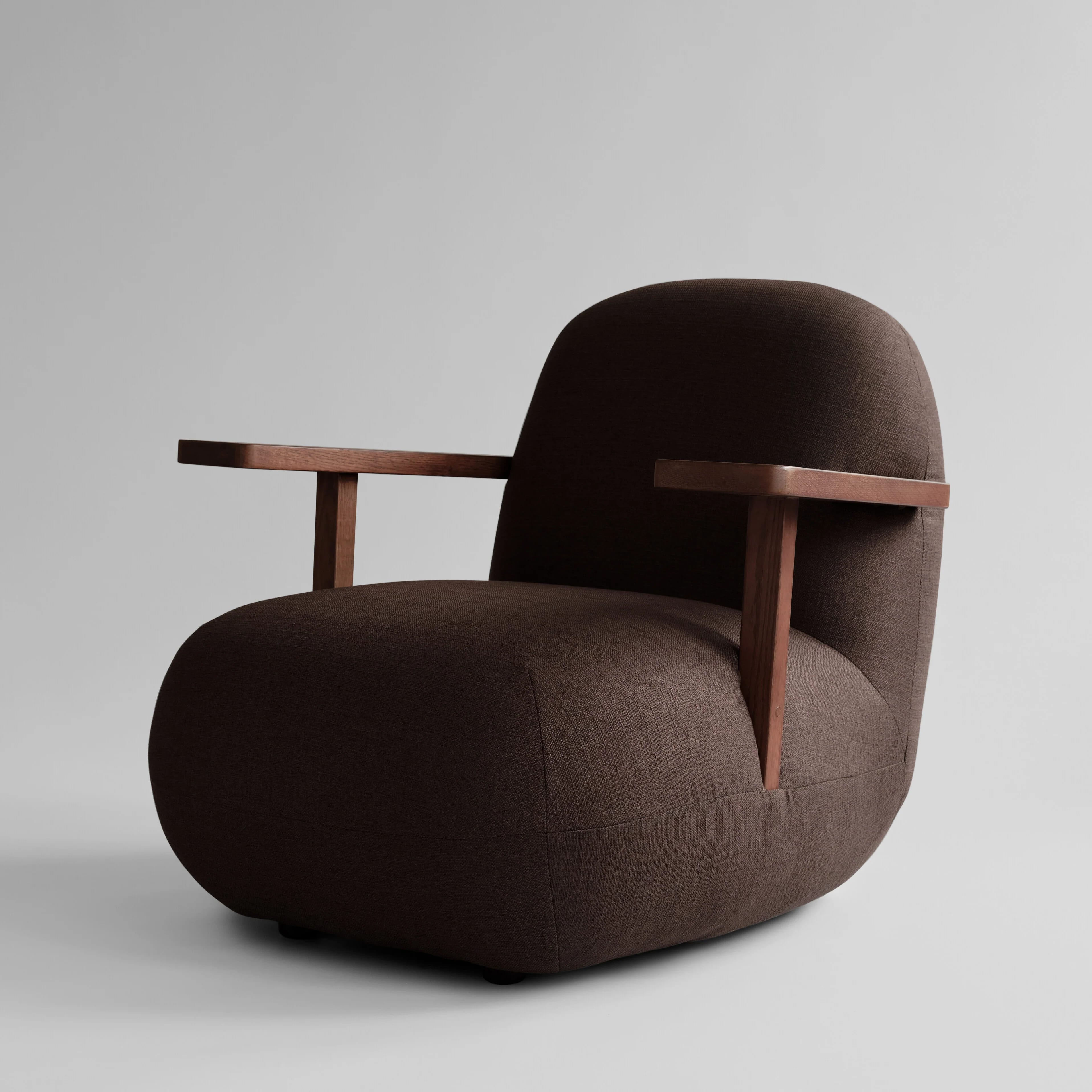 Кресло Toe Chair Armrest — Dark Brown