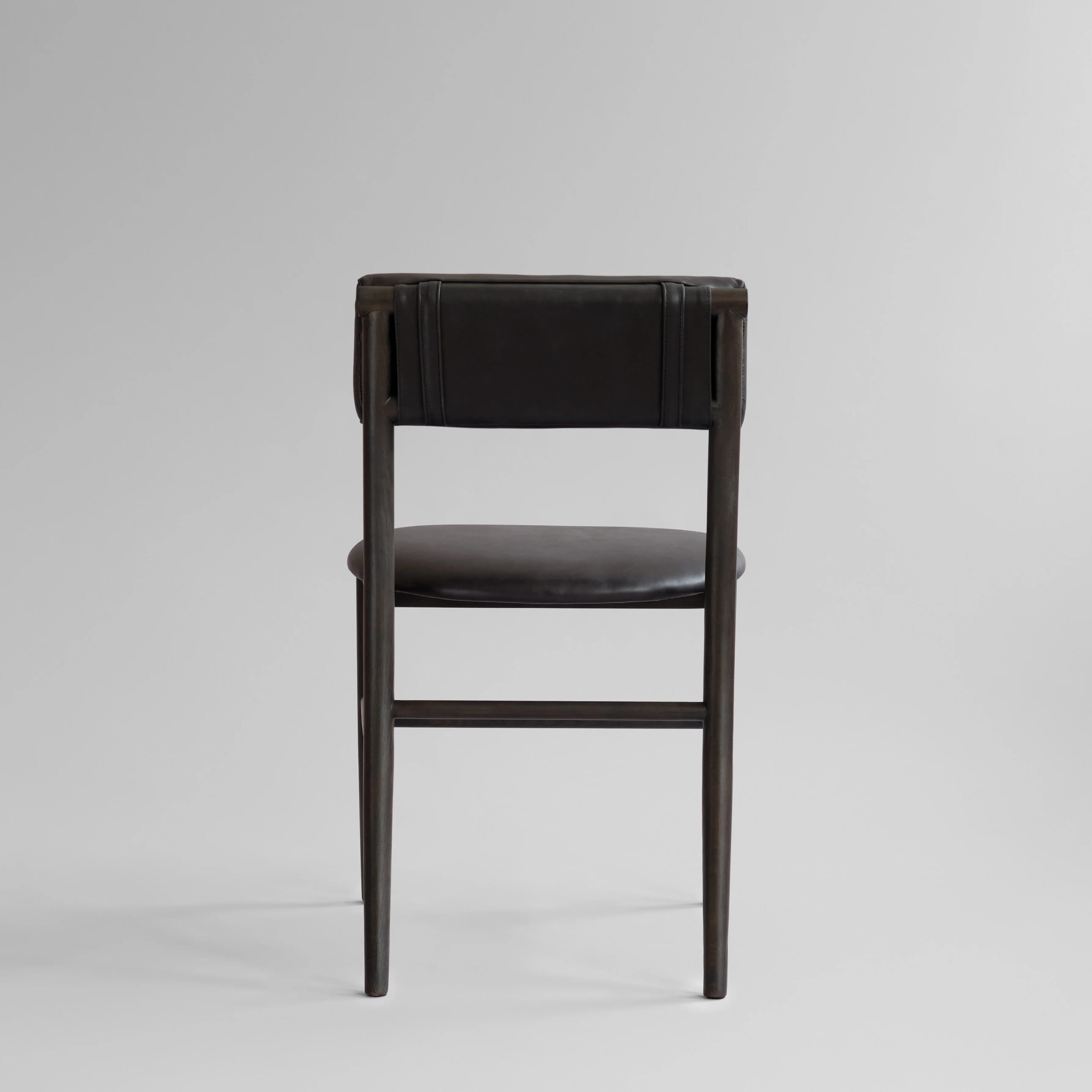 Стул Nama — Aniline leather black