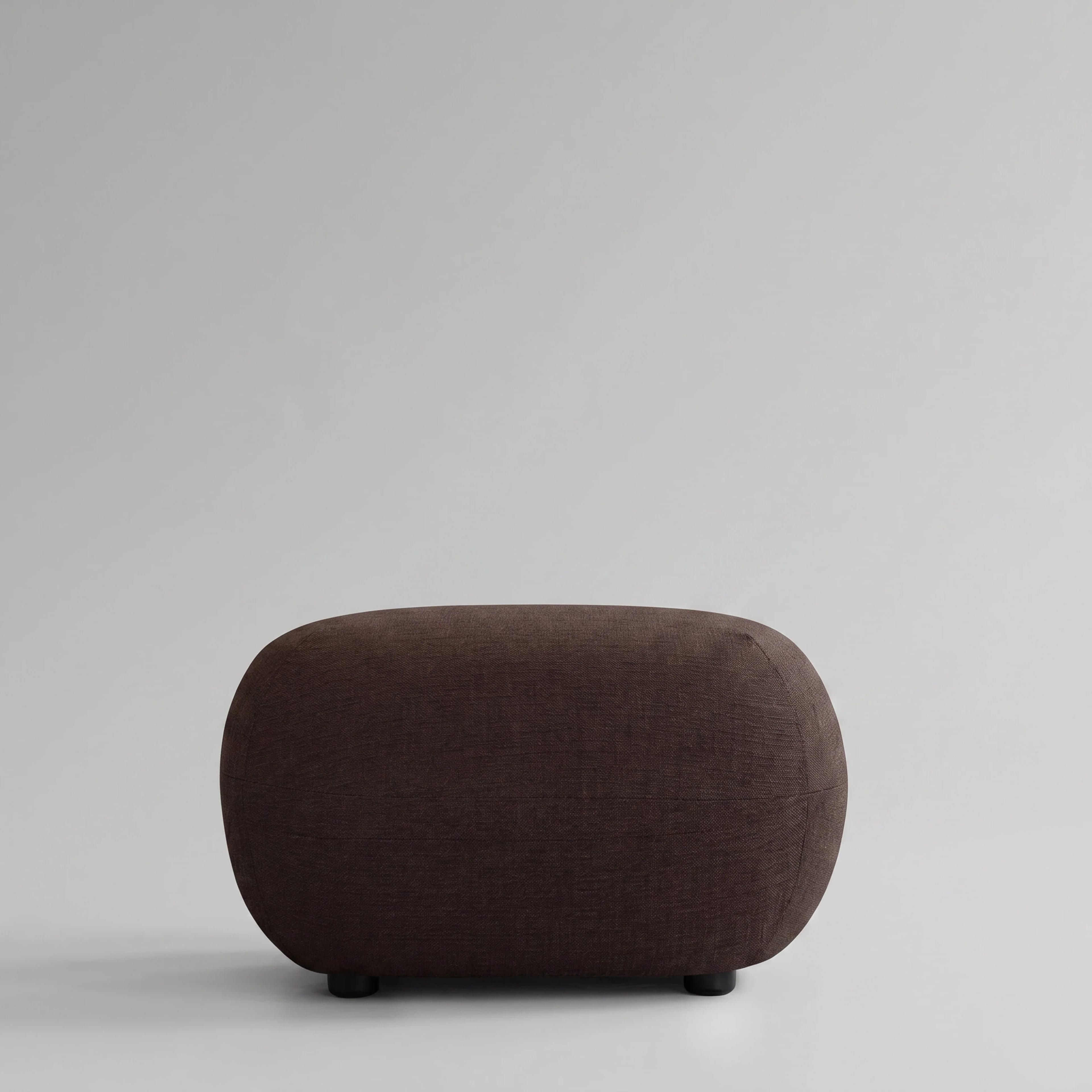 Пуф Toe Ottoman — Dark Brown