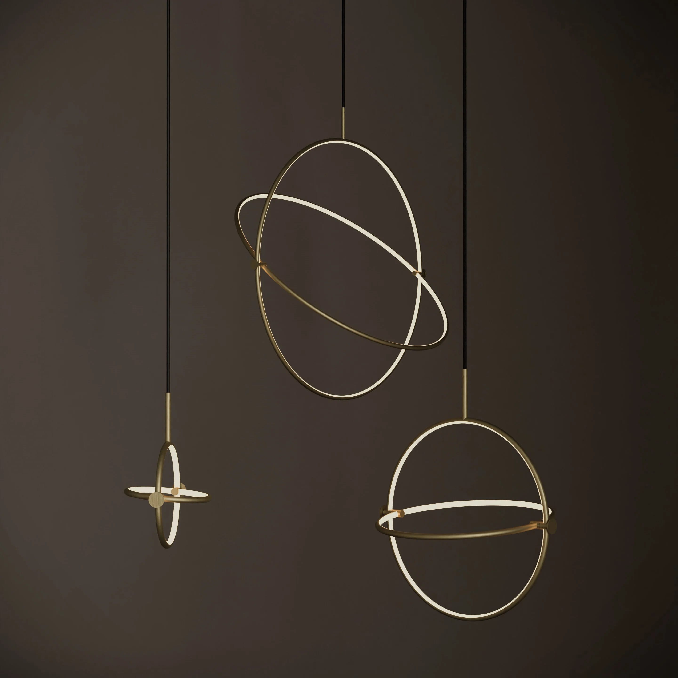 Подвесной светильник Maru Ø20 — Brass
