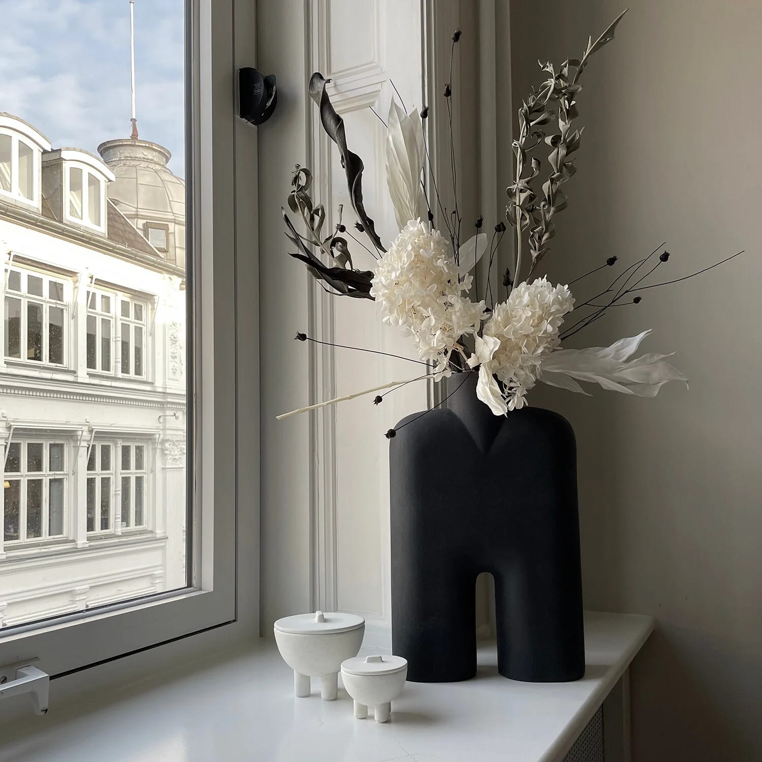 Чаша Duck Jar Medio — Bone White