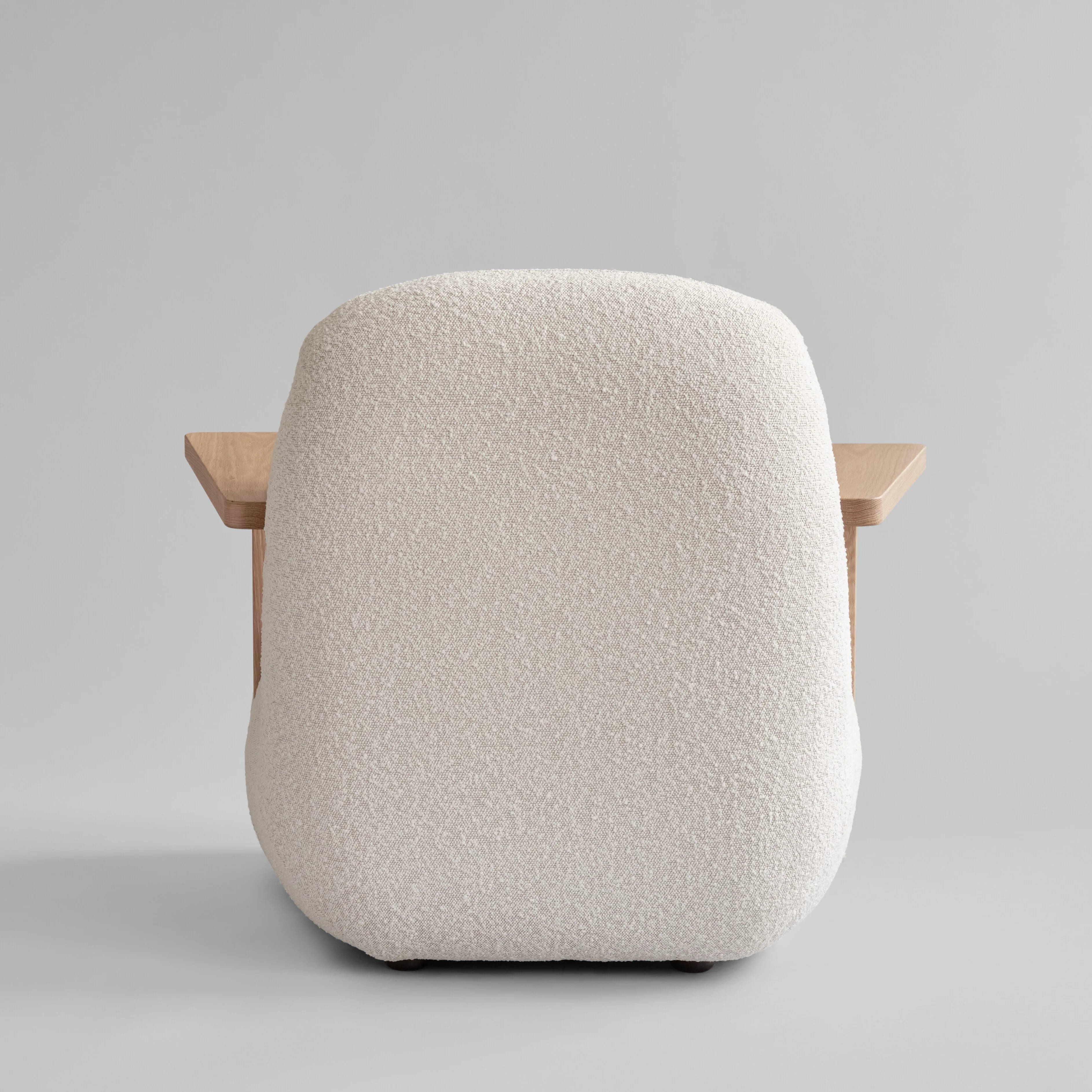 Кресло Toe Chair Armrest — Off White