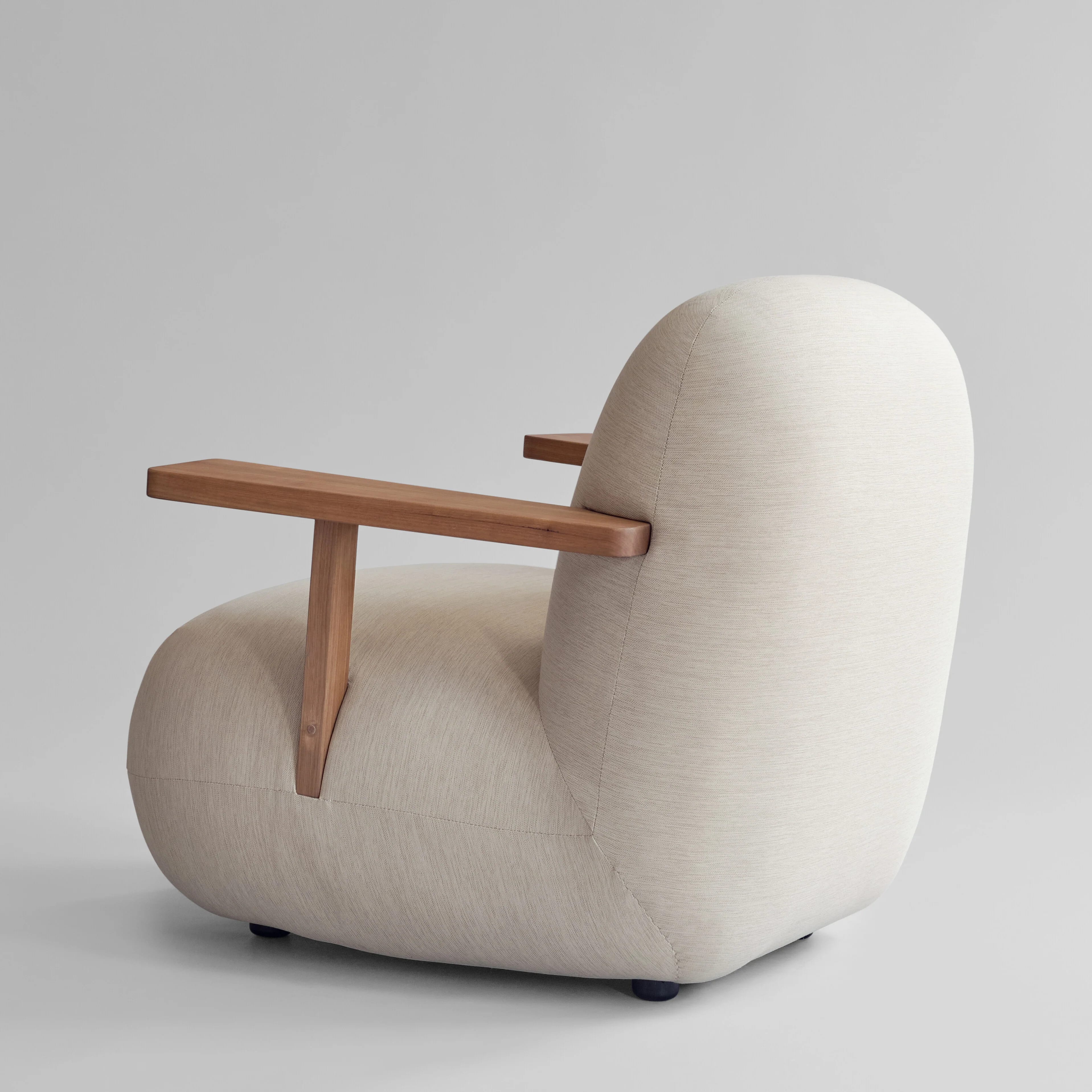Кресло Toe Chair Armrest — Warm Ash
