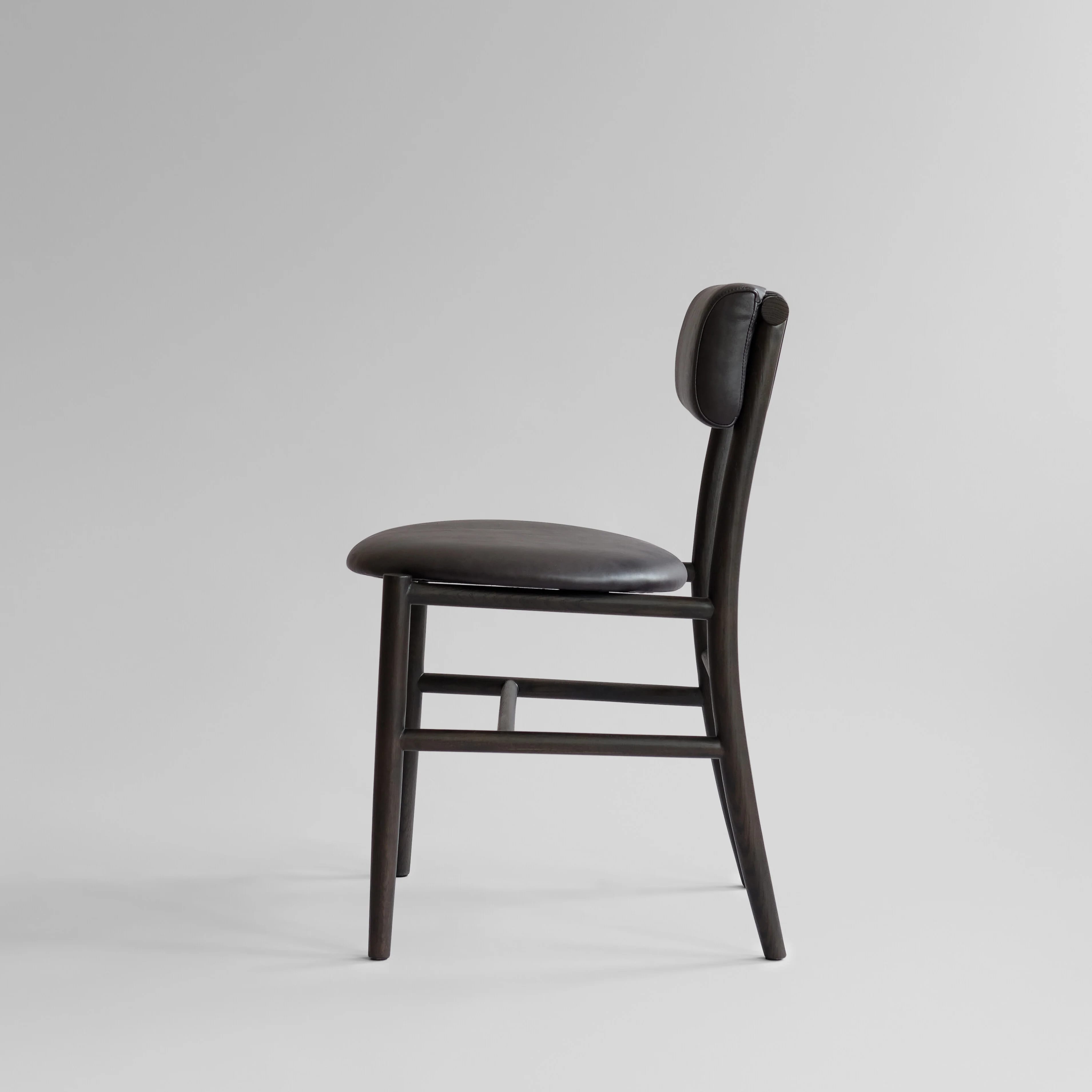 Стул Nama — Aniline leather black