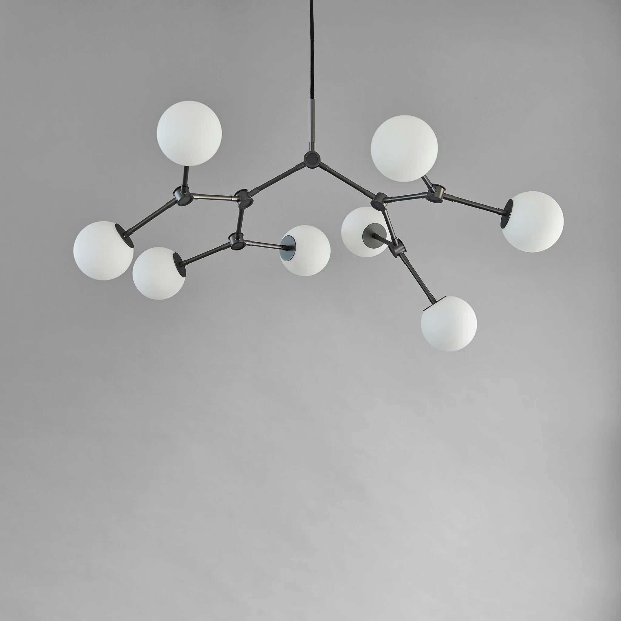 Люстра Drop Chandelier Bulp Mini — Grey 5m