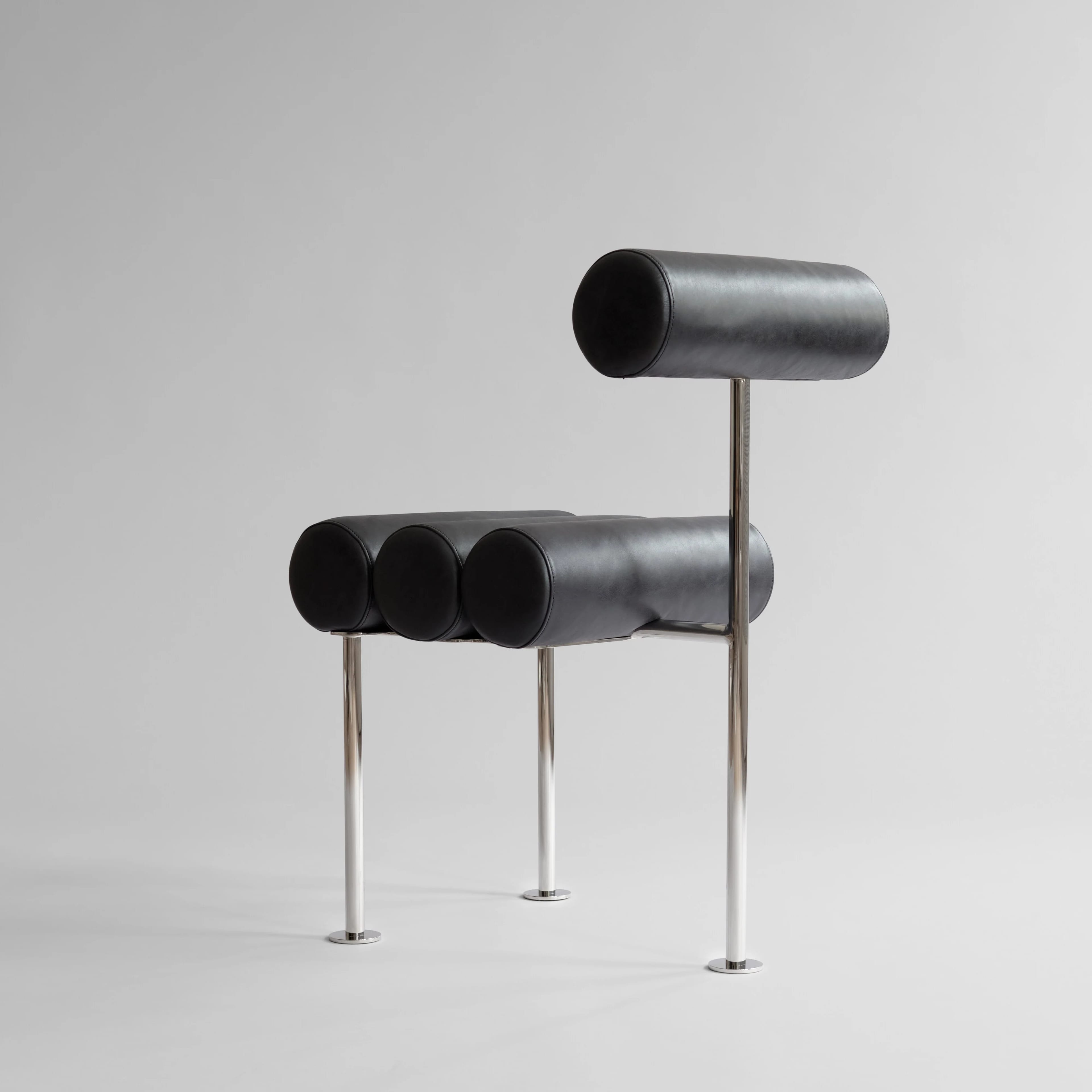 Стул Hiro — Aniline Leather Black