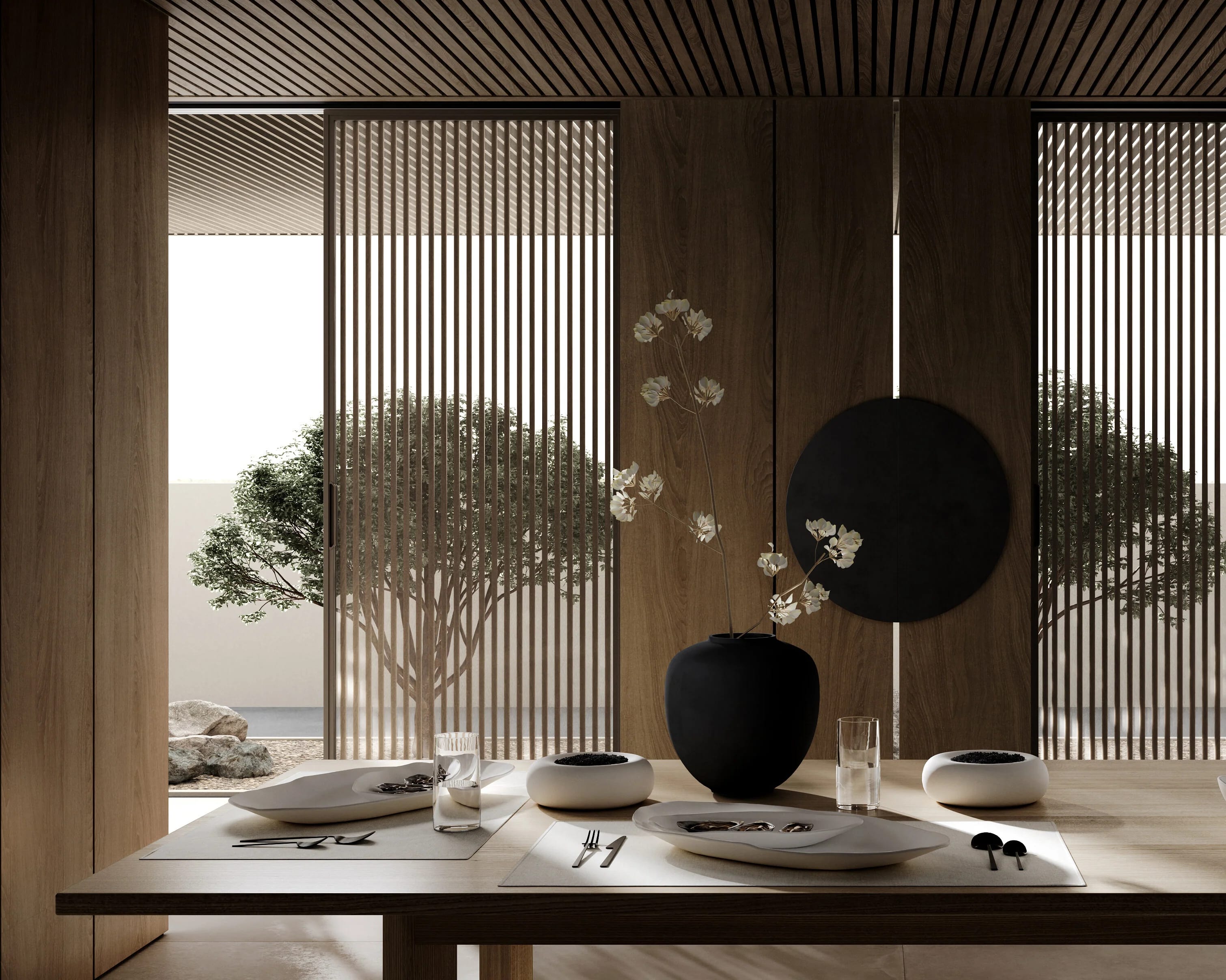 Поднос Native Oval Tray Set — Birch