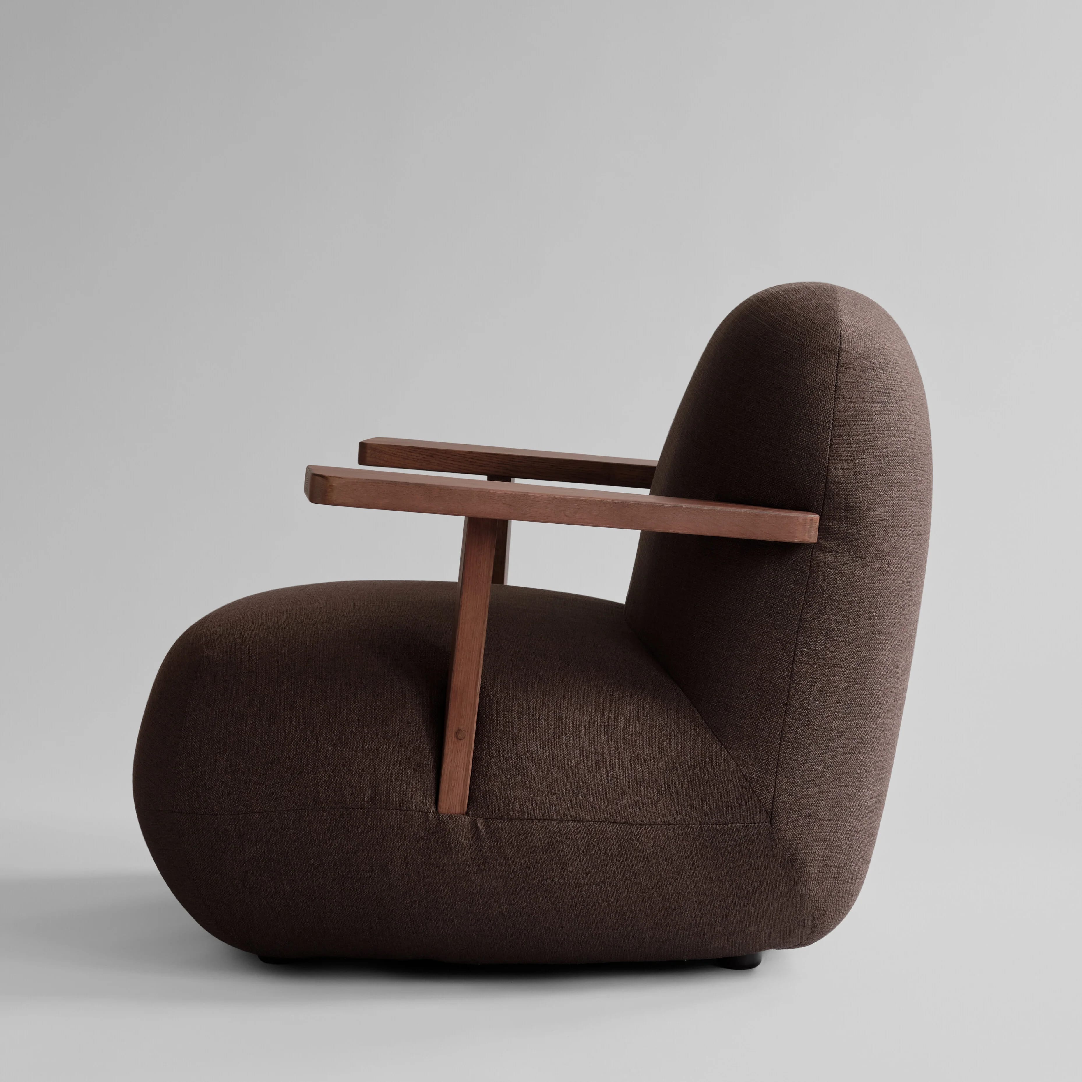 Кресло Toe Chair Armrest — Dark Brown