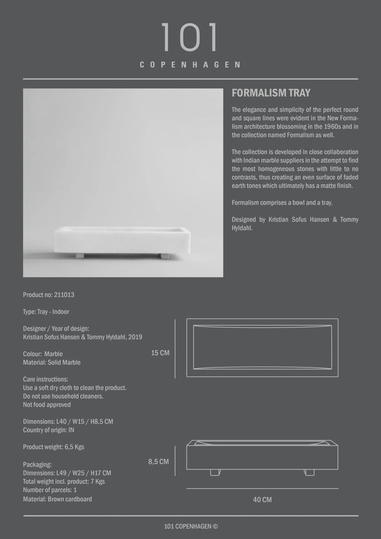 Поднос Formalism