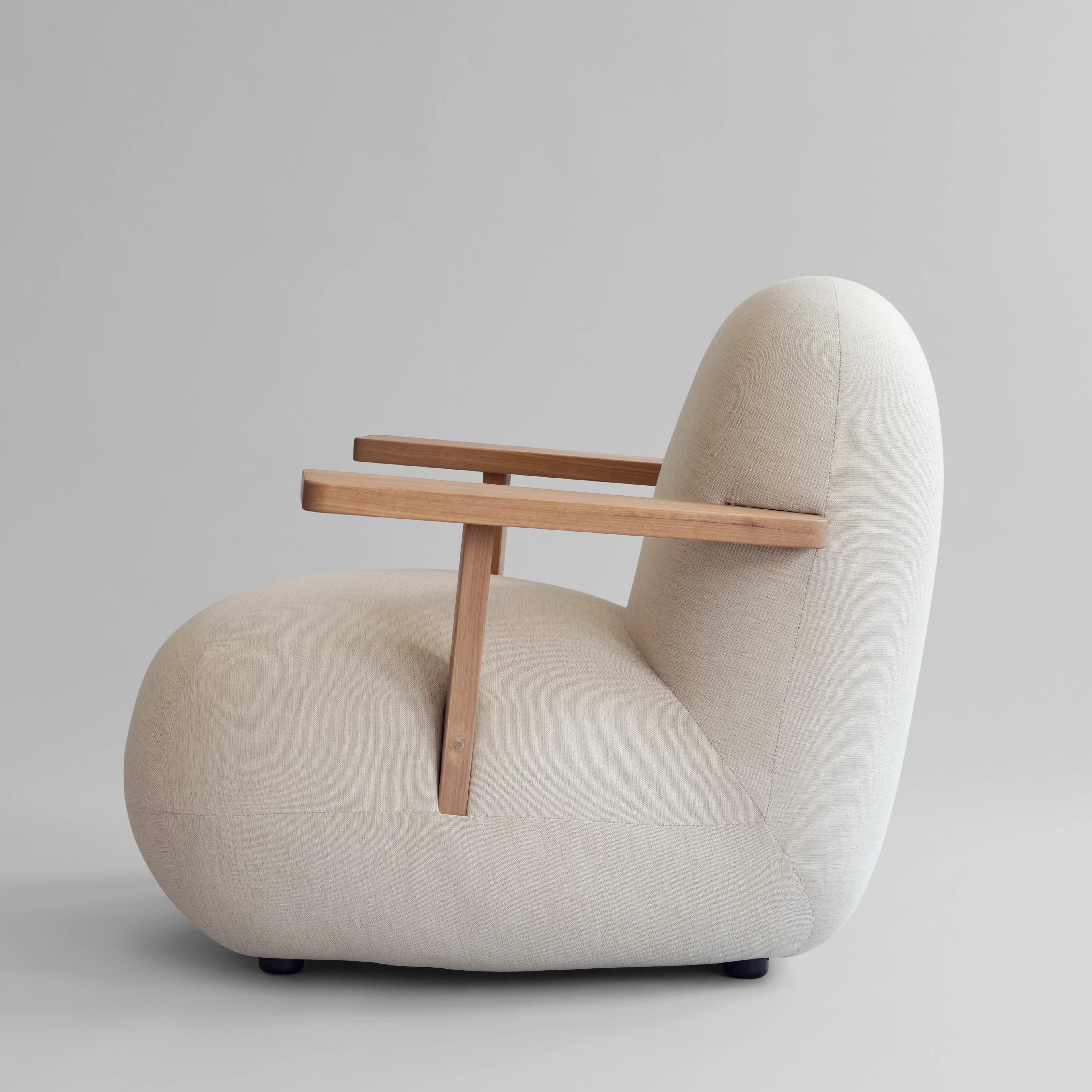 Кресло Toe Chair Armrest — Warm Ash