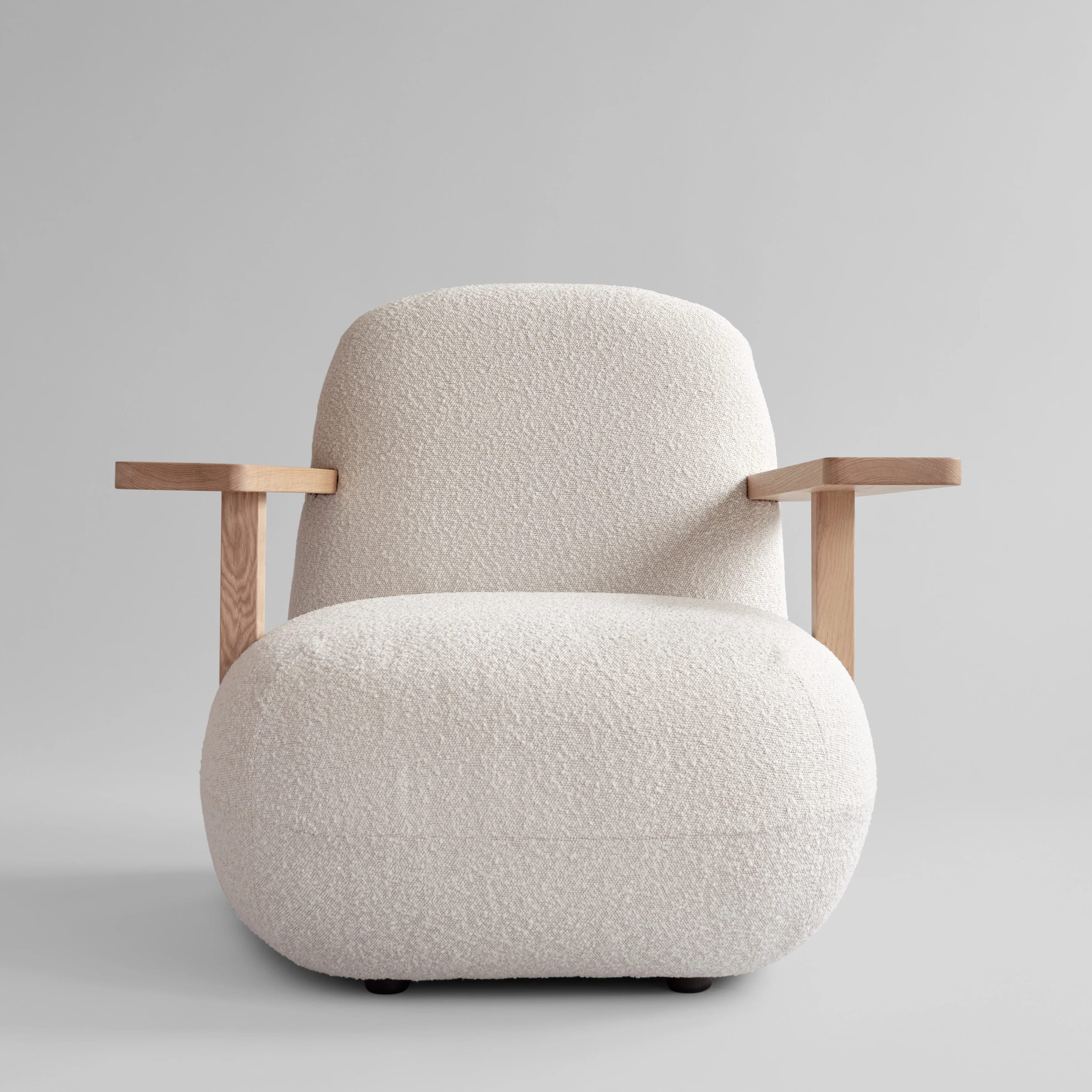 Кресло Toe Chair Armrest — Off White
