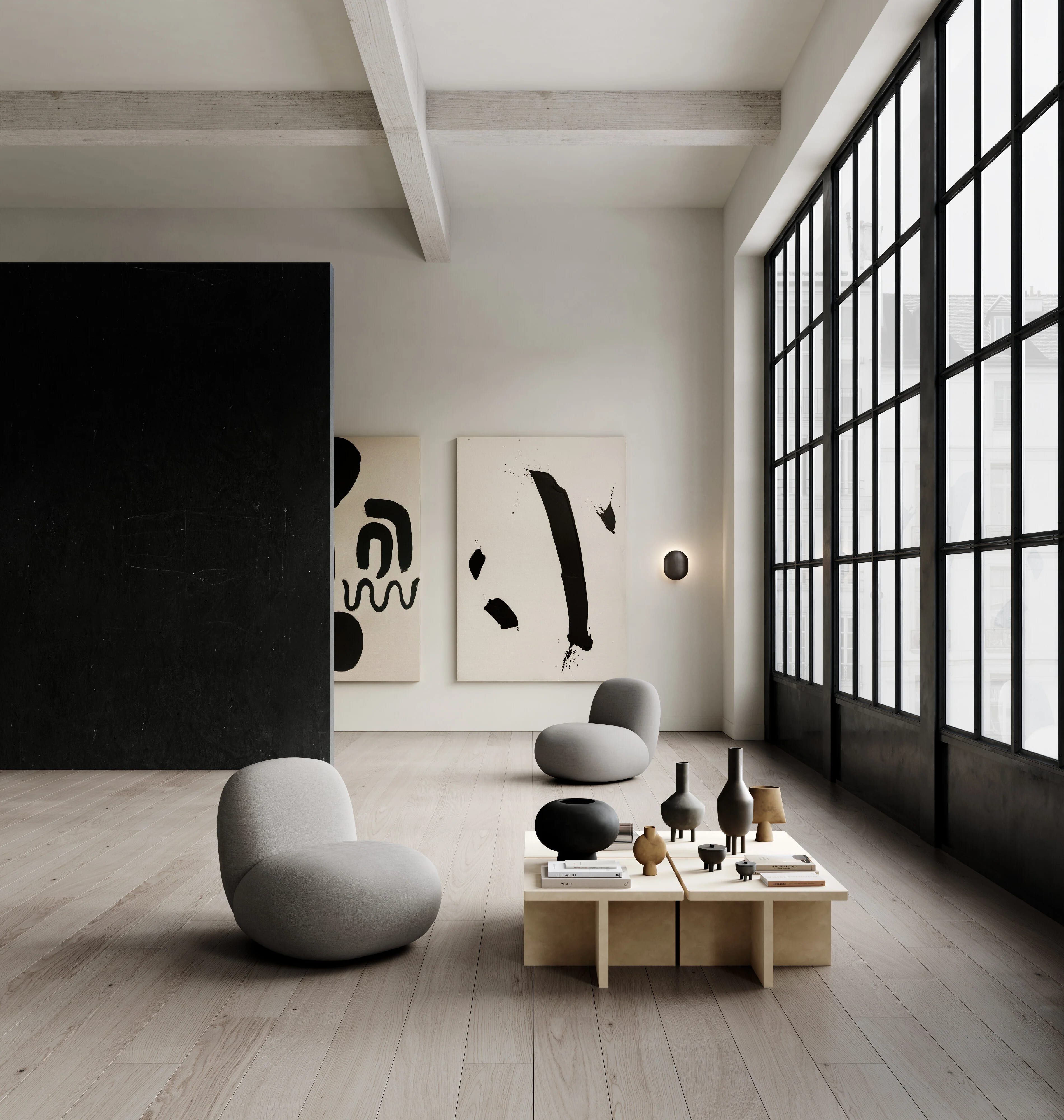 Настенный светильник Clam — Bronze