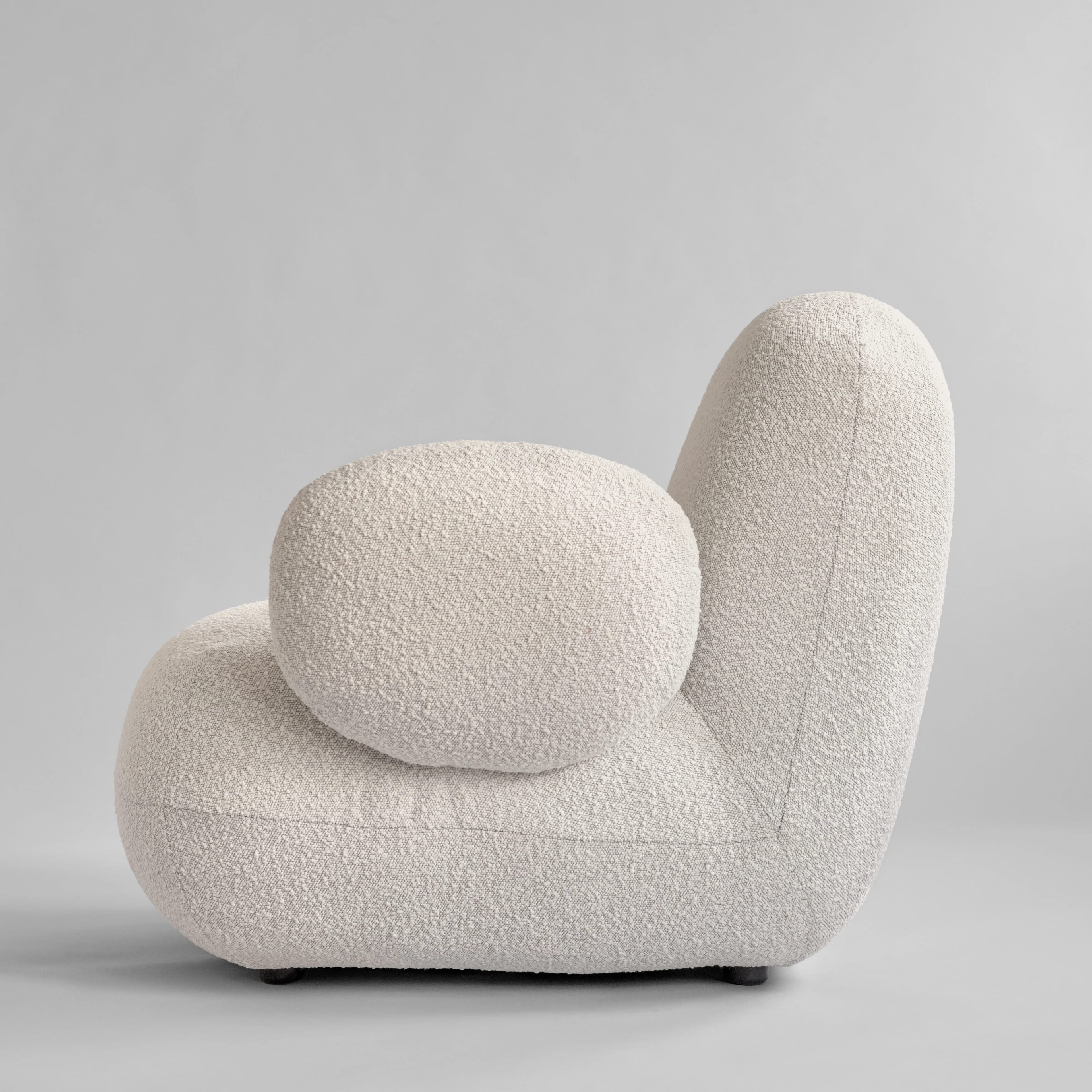 Кресло Toe Flat — Off White