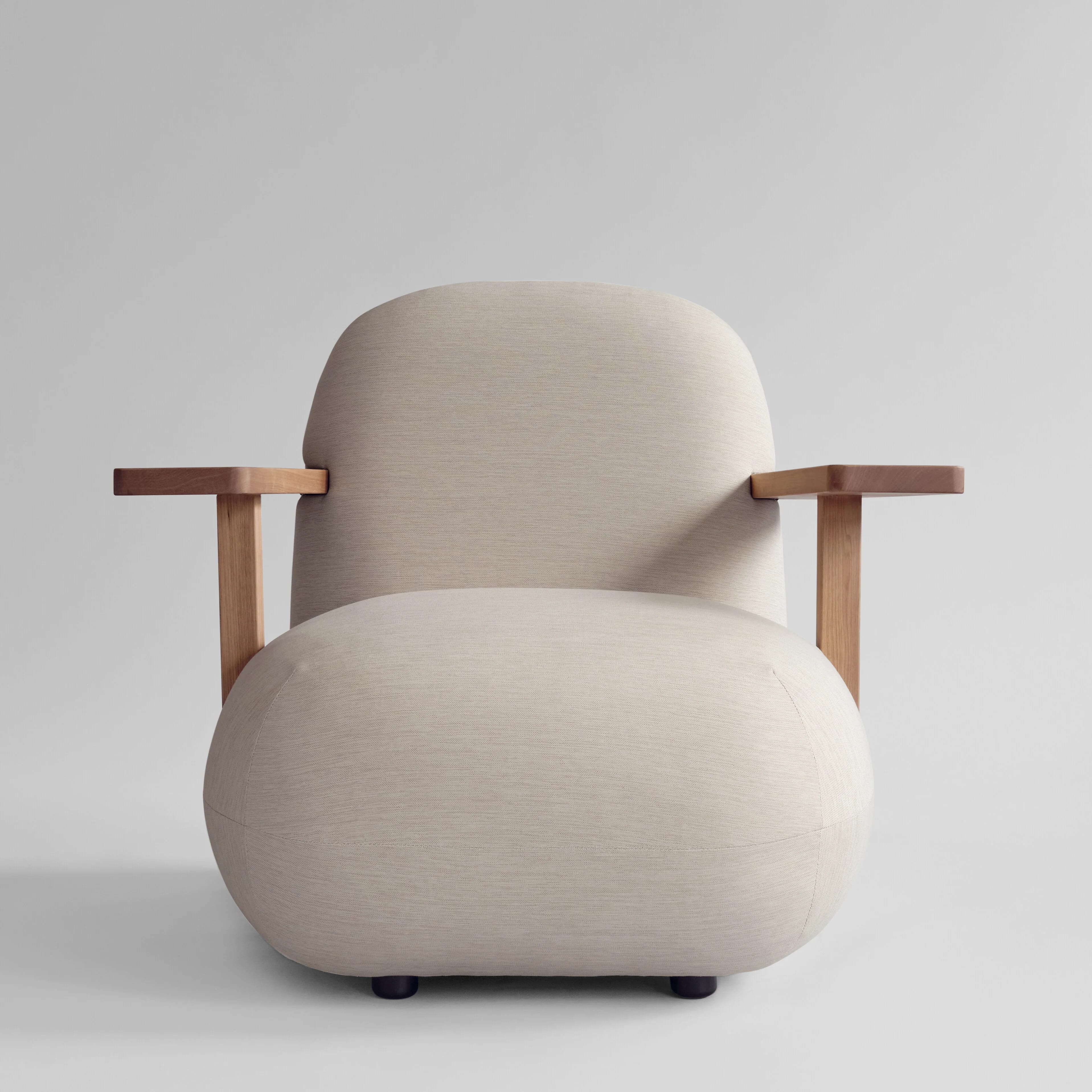 Кресло Toe Chair Armrest — Warm Ash
