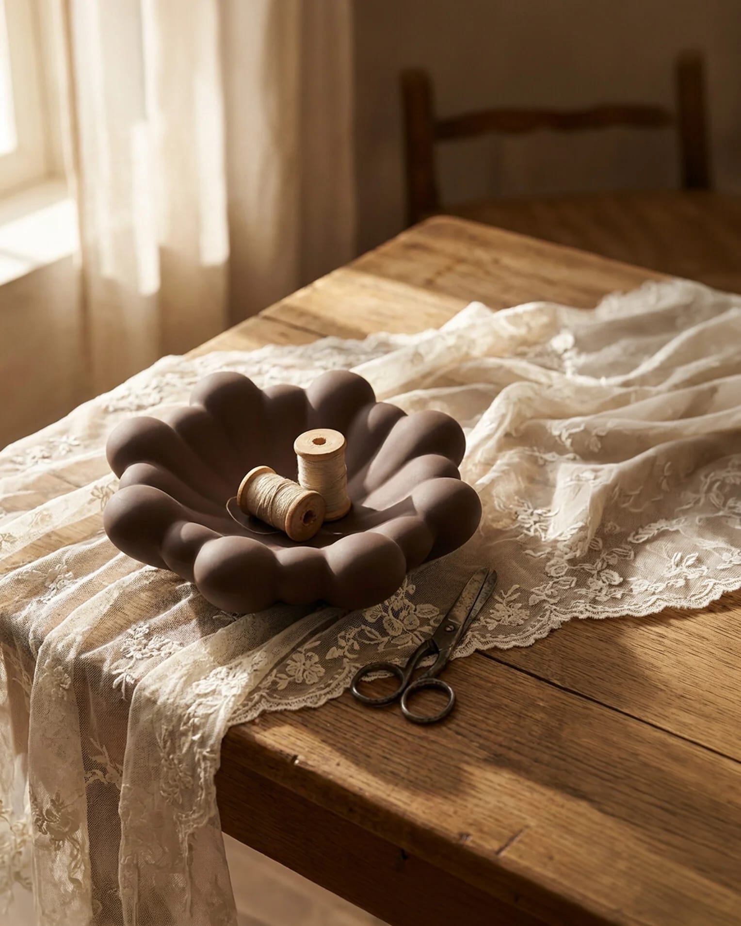 Поднос Bloom Medio — Chocolate Brown
