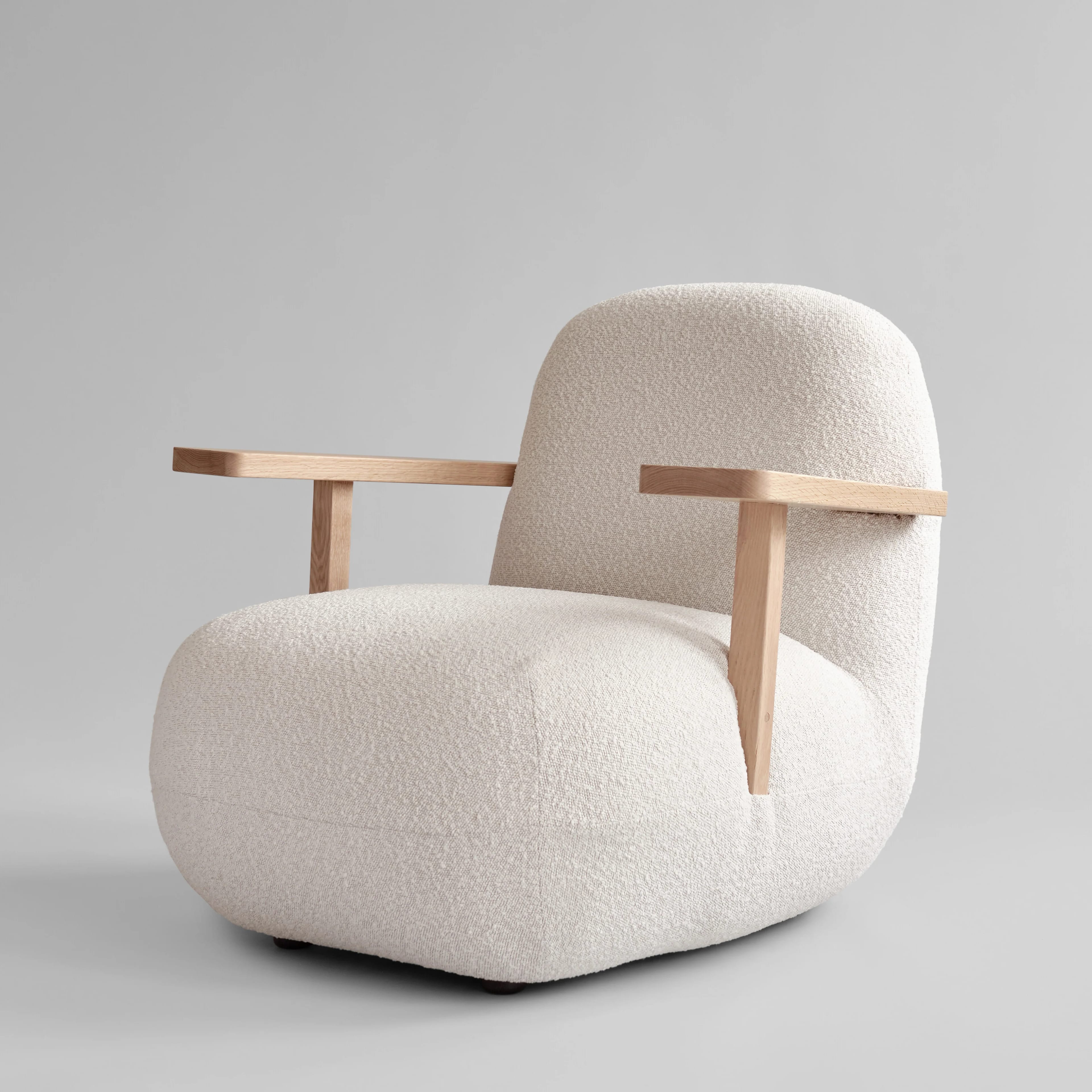 Кресло Toe Chair Armrest — Off White