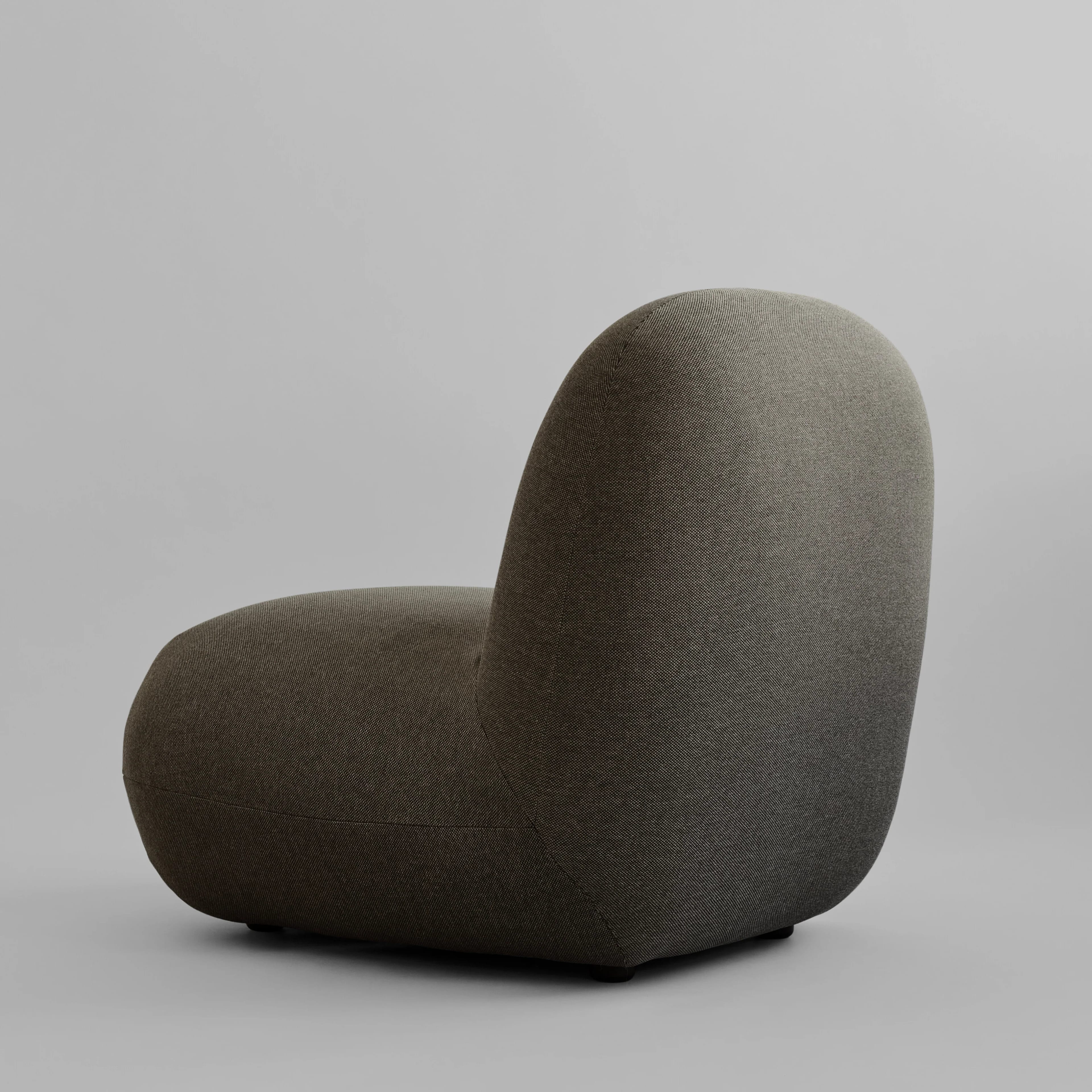 Кресло Toe Chair Flat — Stone Gray