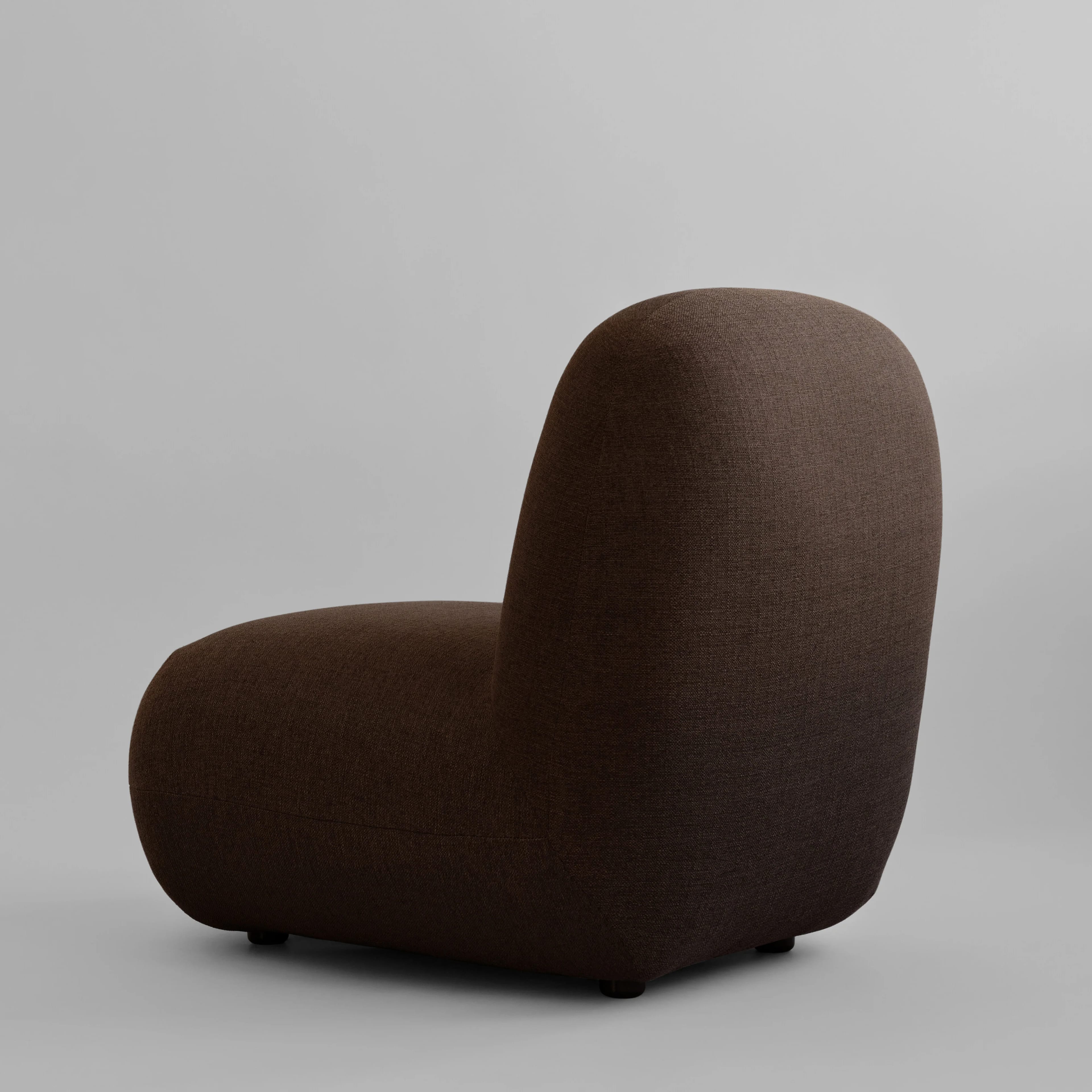 Кресло Toe Chair Flat — Dark Brown