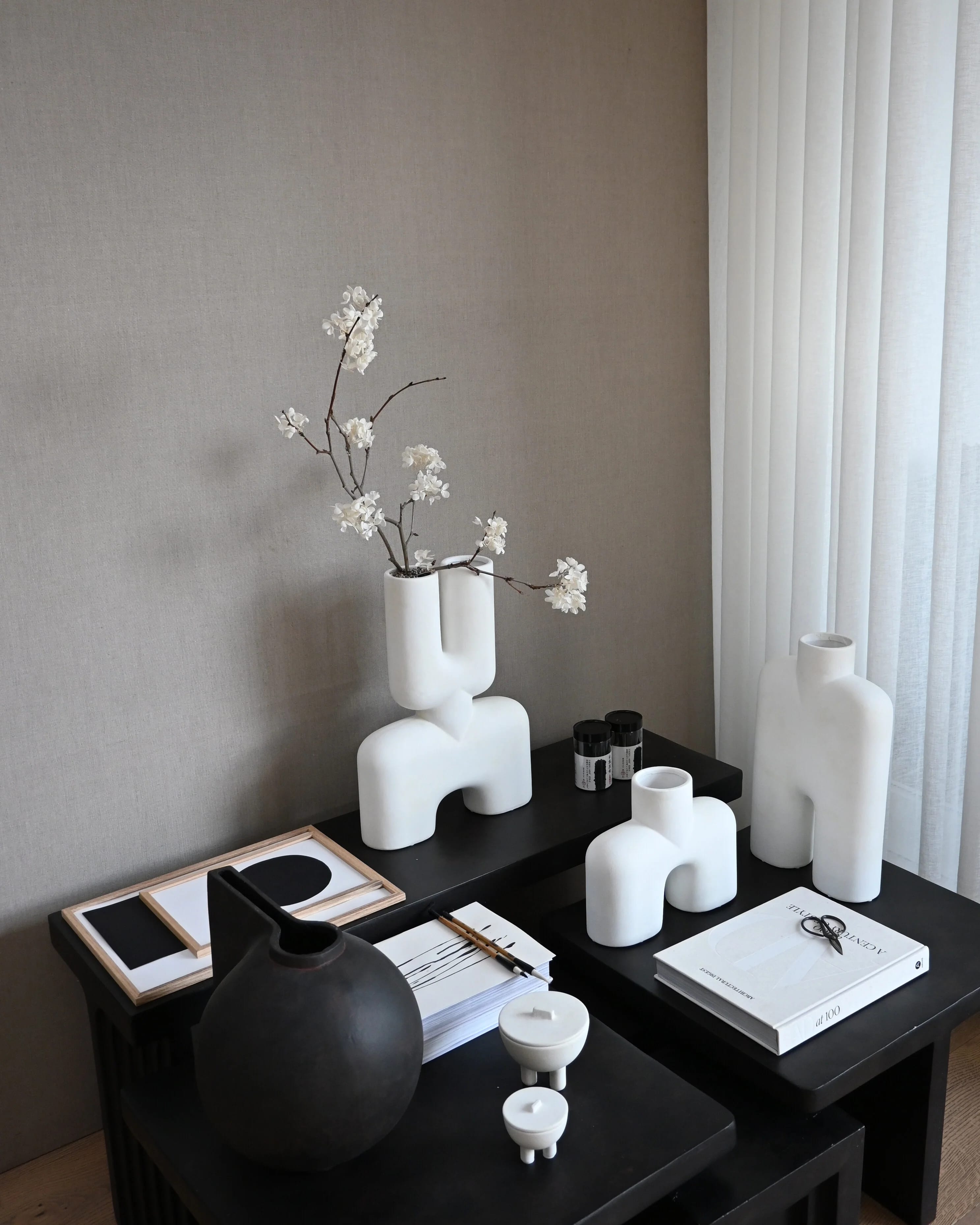 Чаша Duck Jar Medio — Bone White