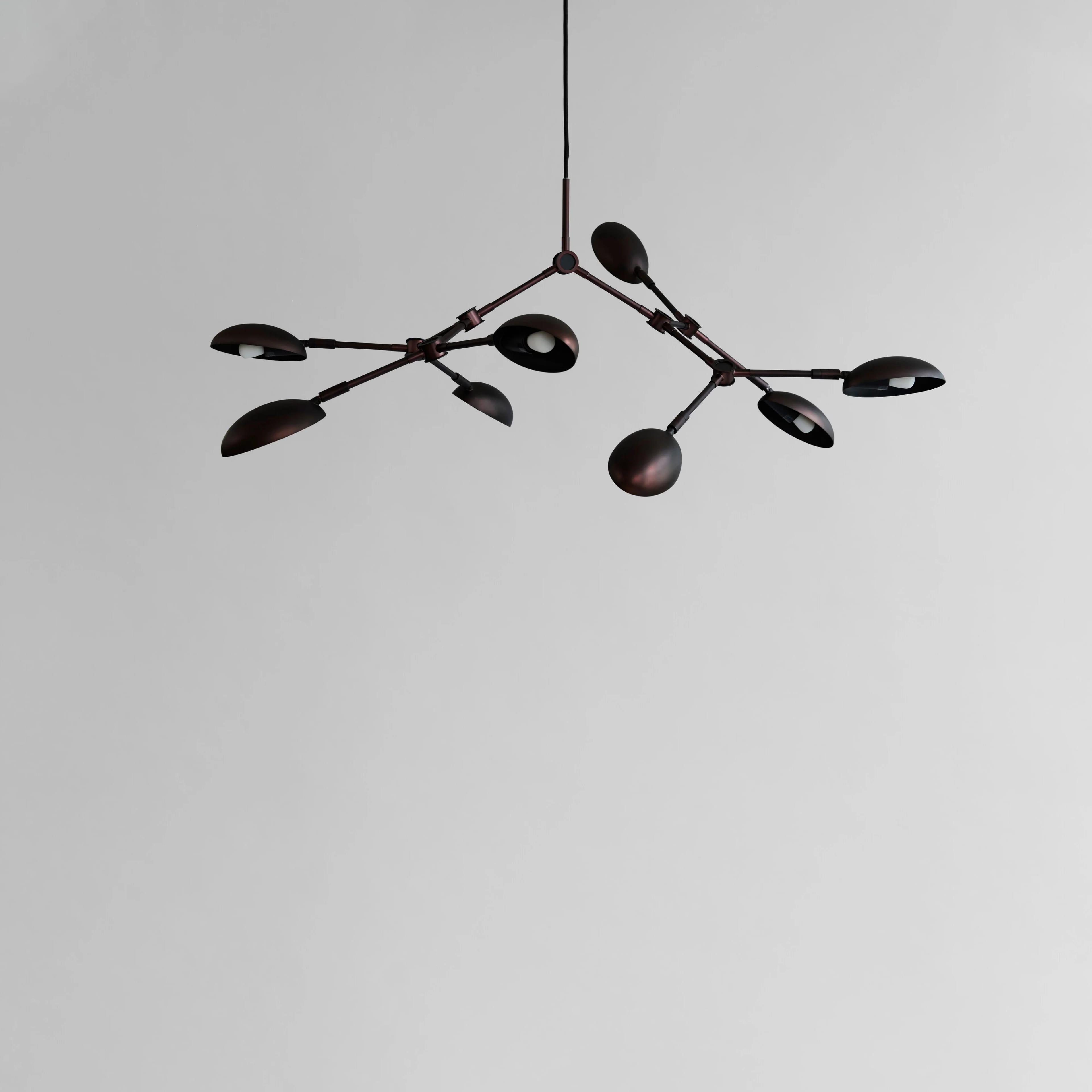 Люстра Drop Chandelier Mini — Burned Black 5m