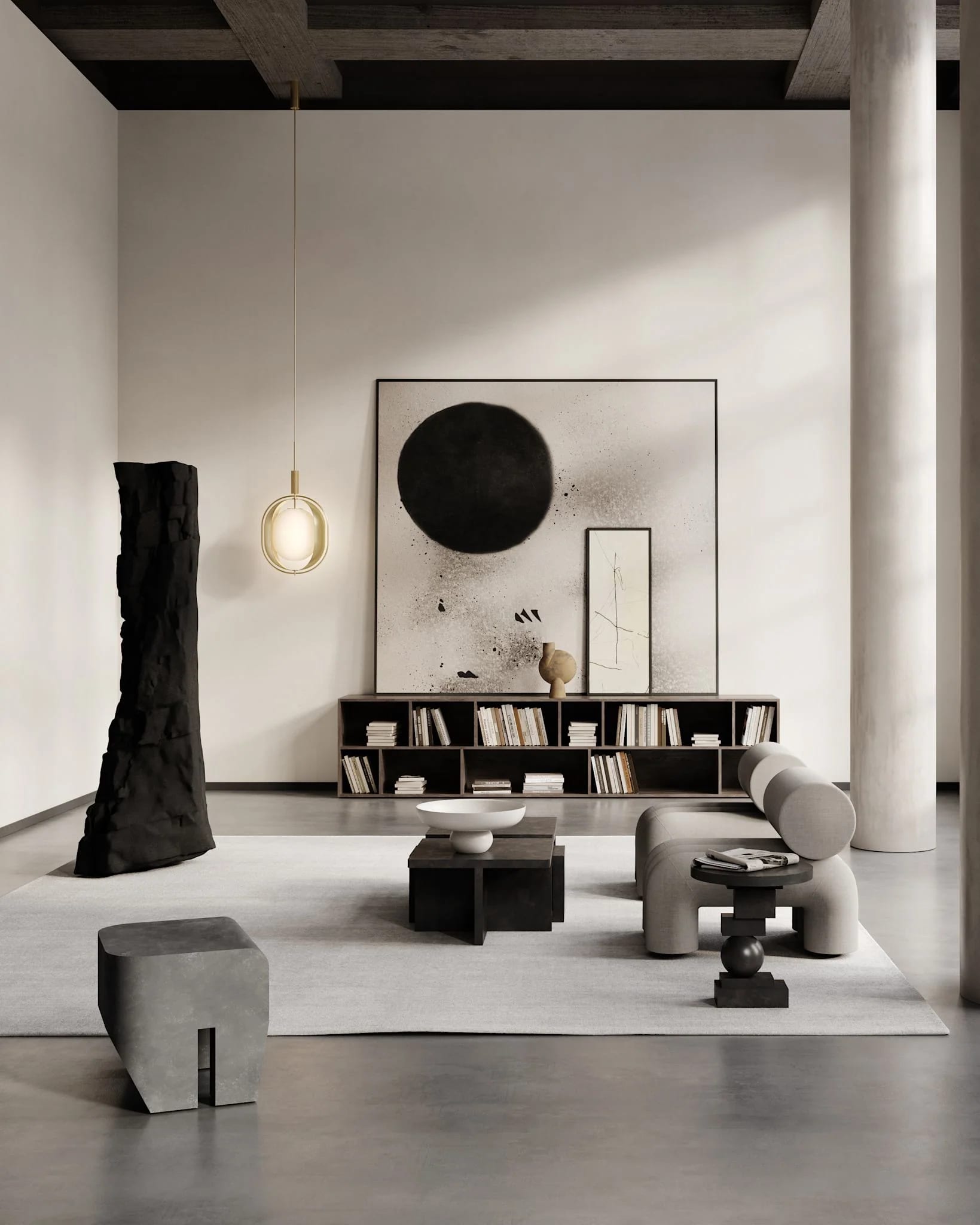 Табурет Sculpt — Concrete