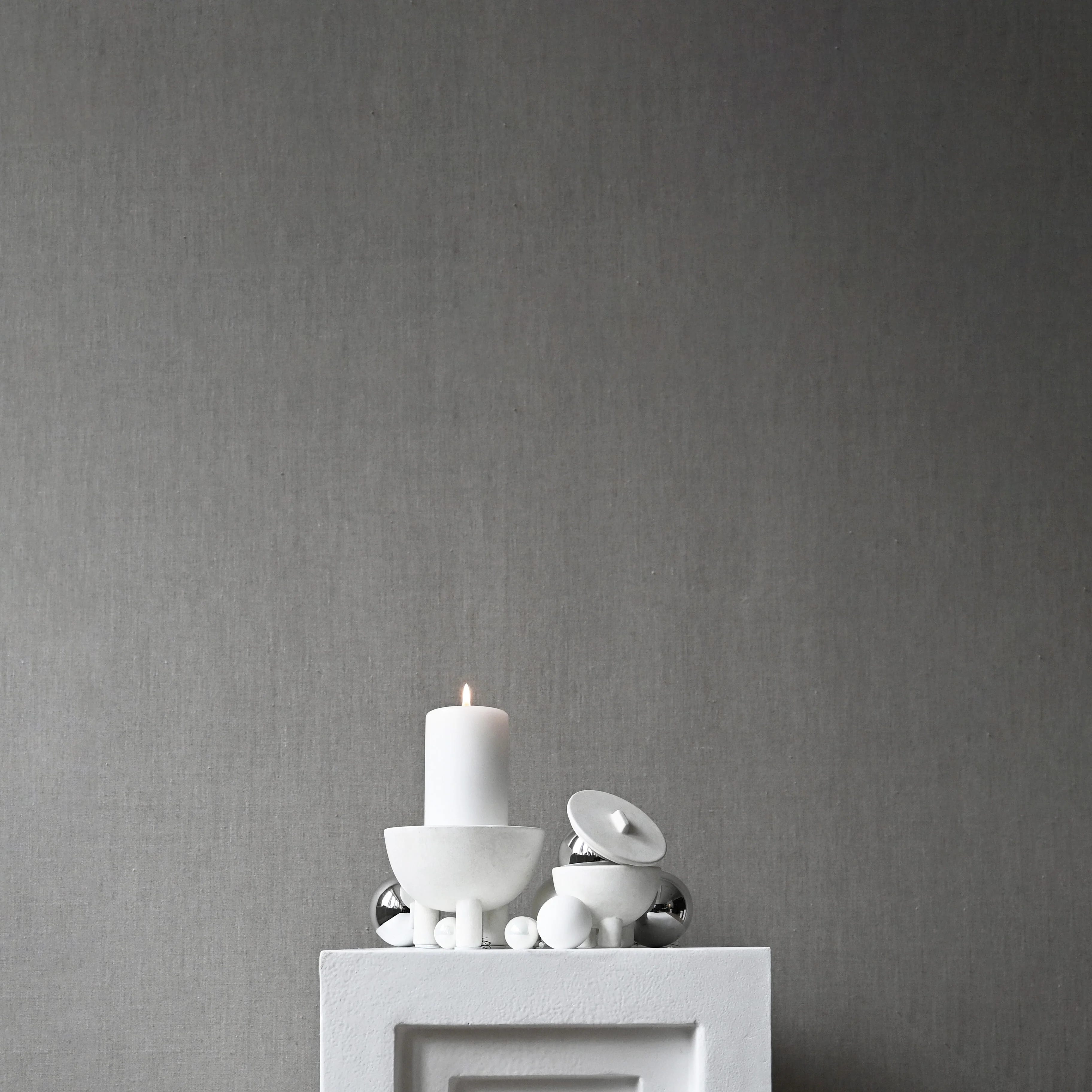 Чаша Duck Jar Medio — Bone White