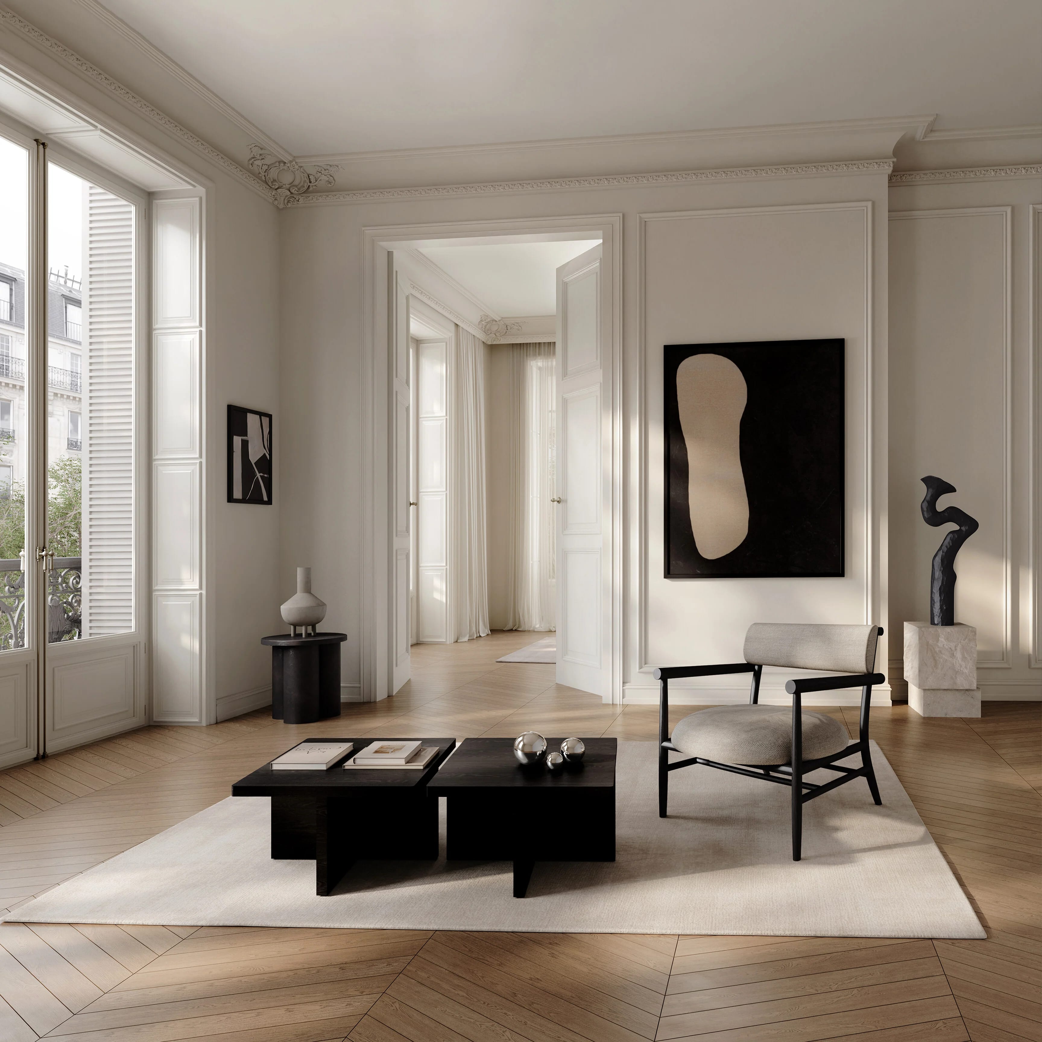 Кресло Nama Lounge Chair — Sand