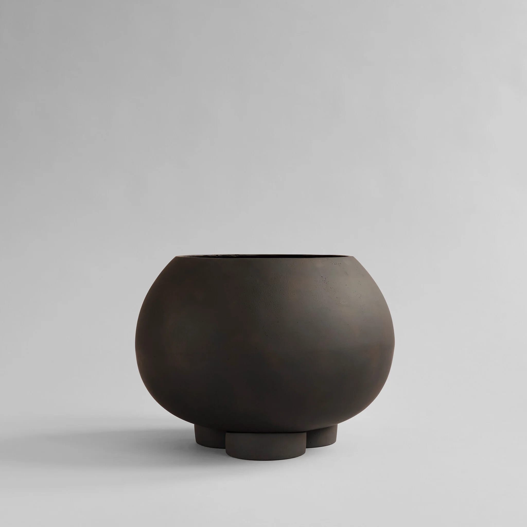Кашпо Urchin Medio — Coffee