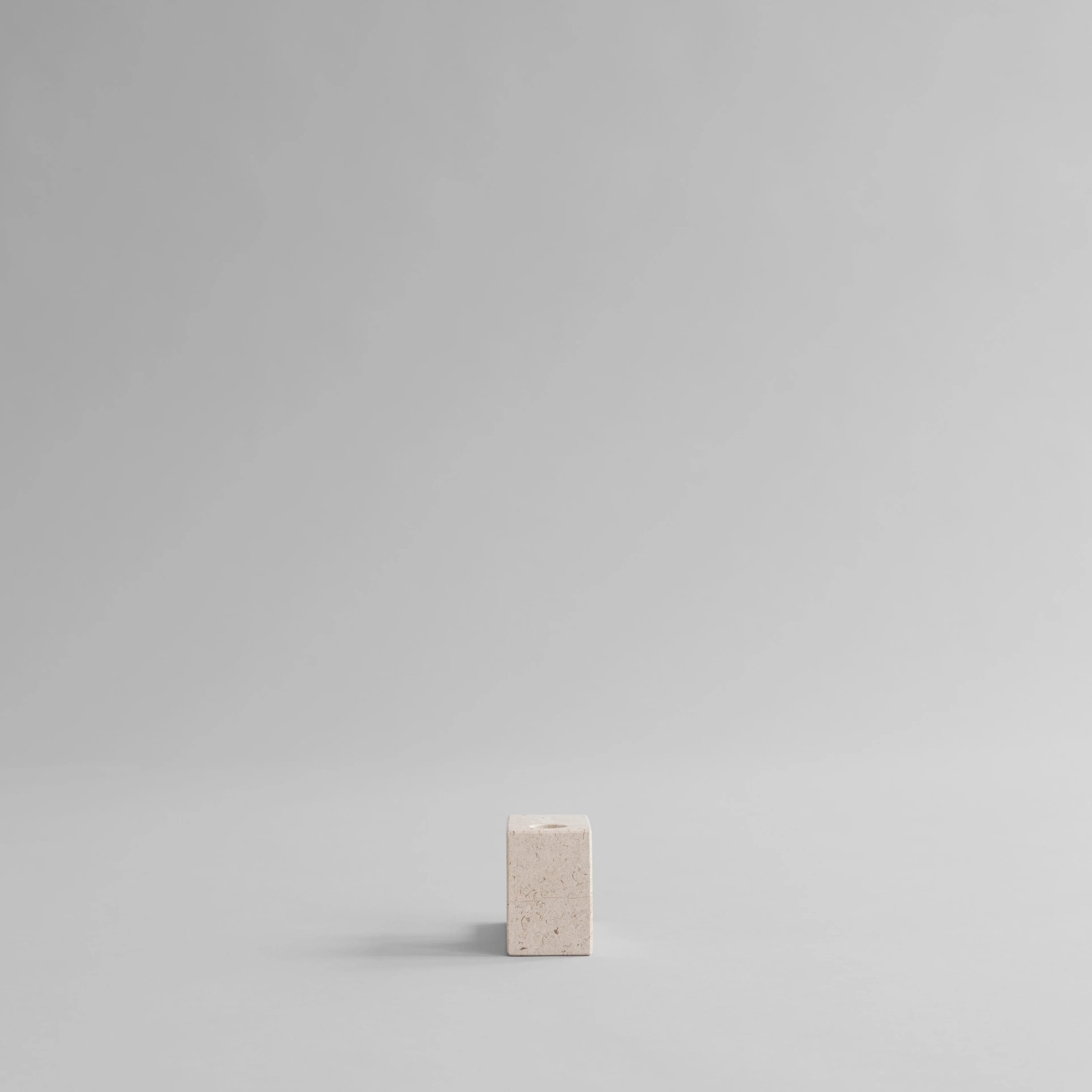 Подсвечник Brick Low — Limestone