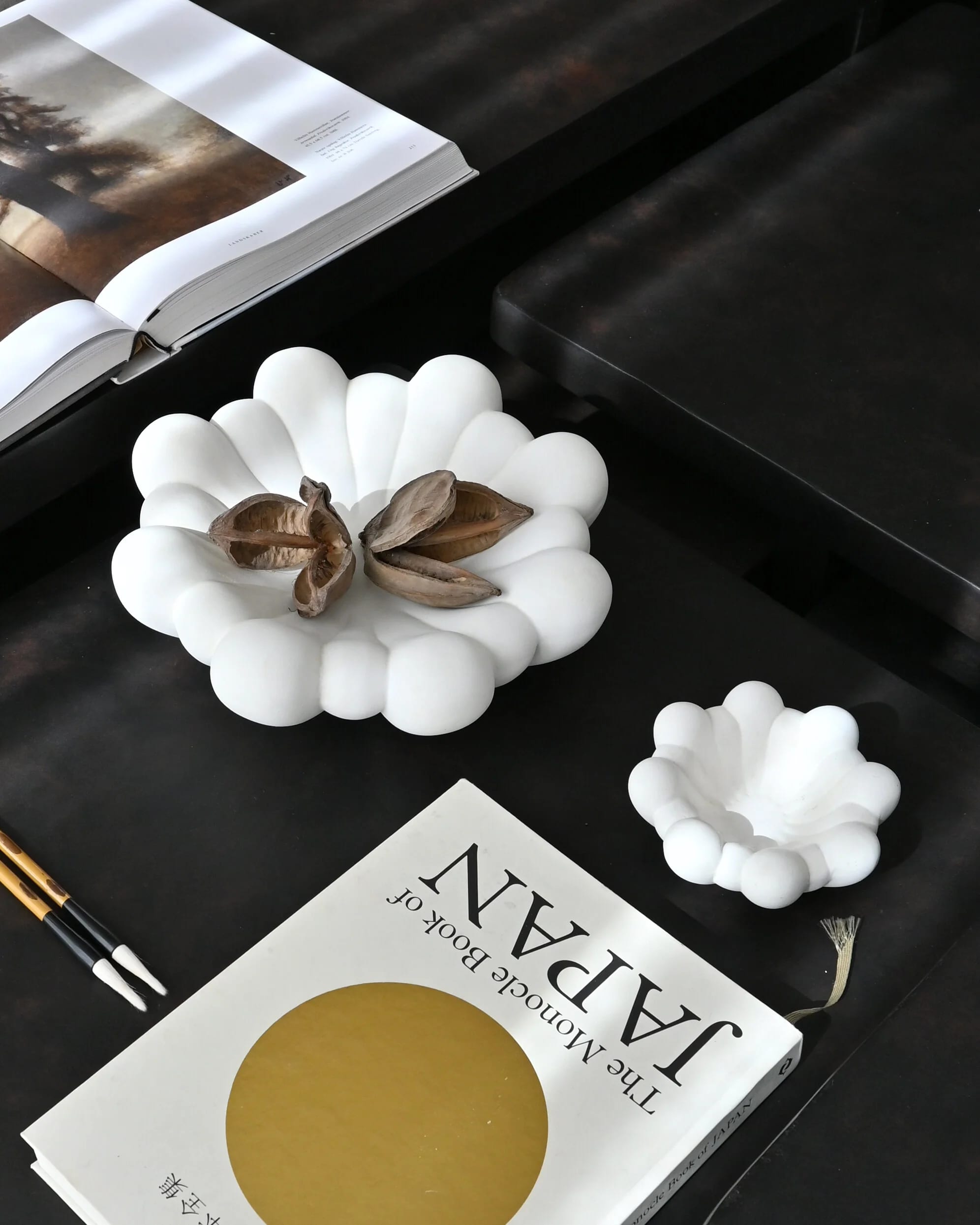 Поднос Bloom Medio — Bone White