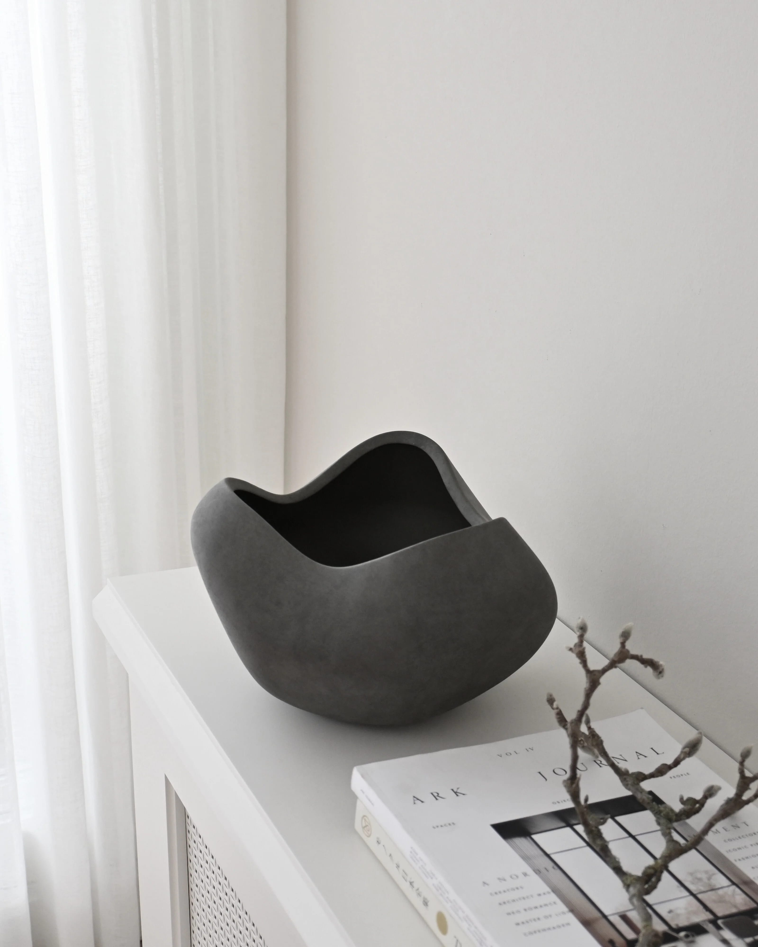 Чаша Curve Big — Dark Grey