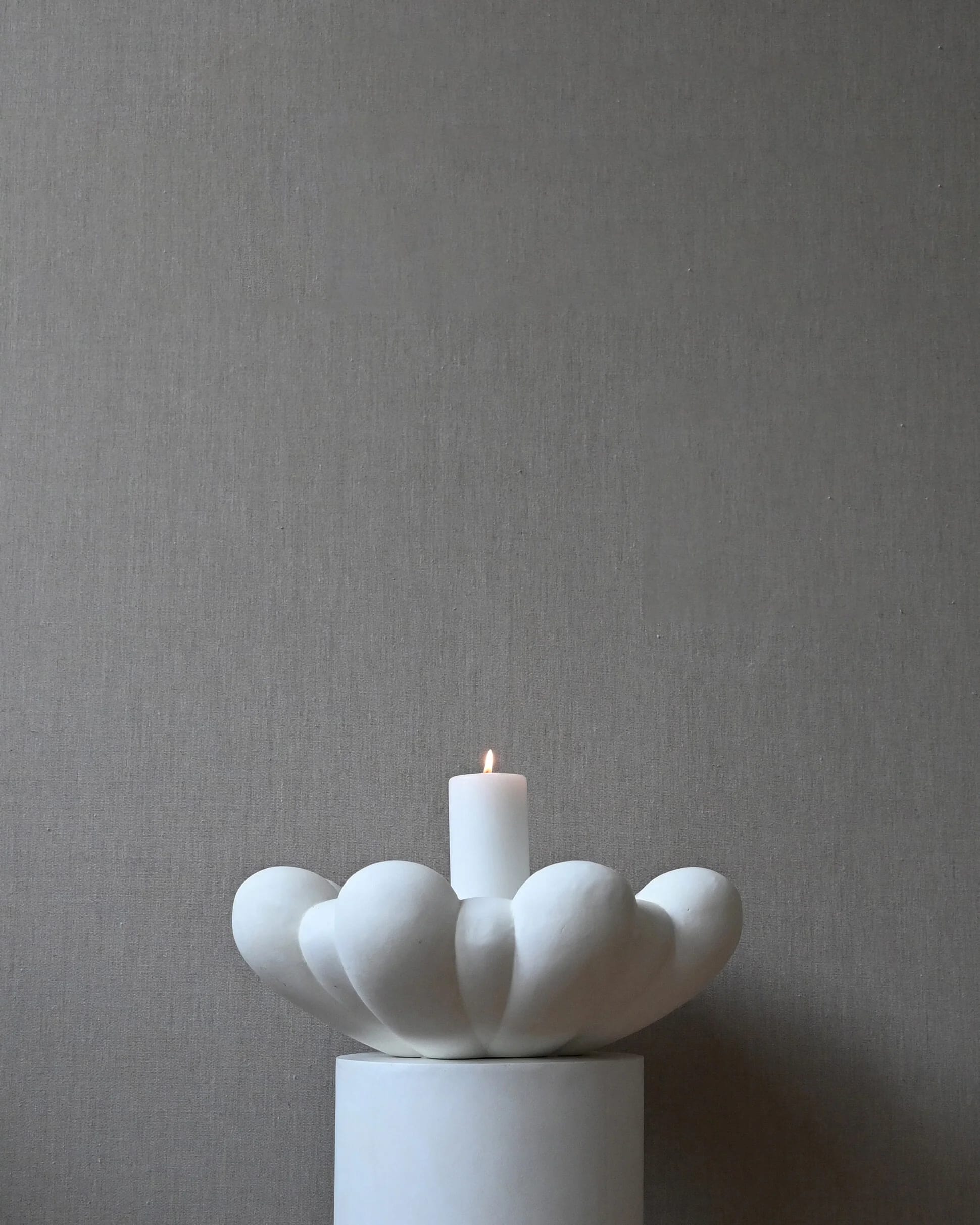 Поднос Bloom Big — Bone White