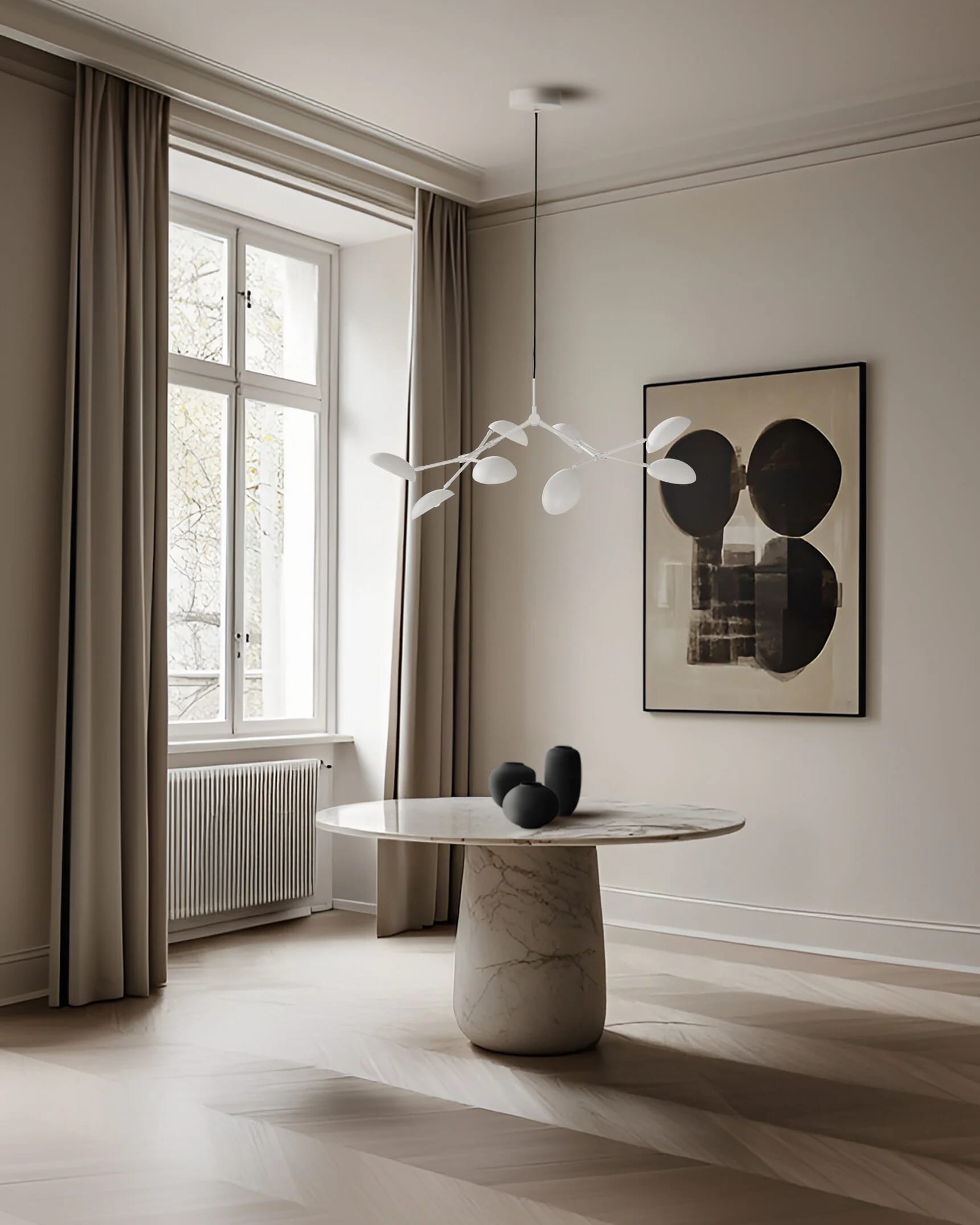 Люстра Drop Chandelier Mini — White 5m