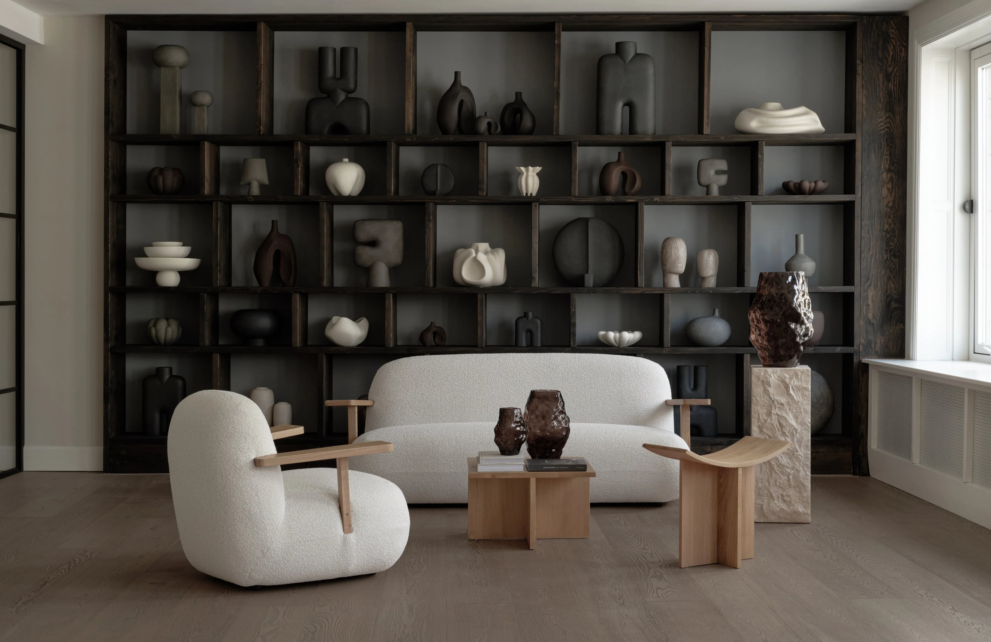 Кресло Toe Chair Armrest — Off White