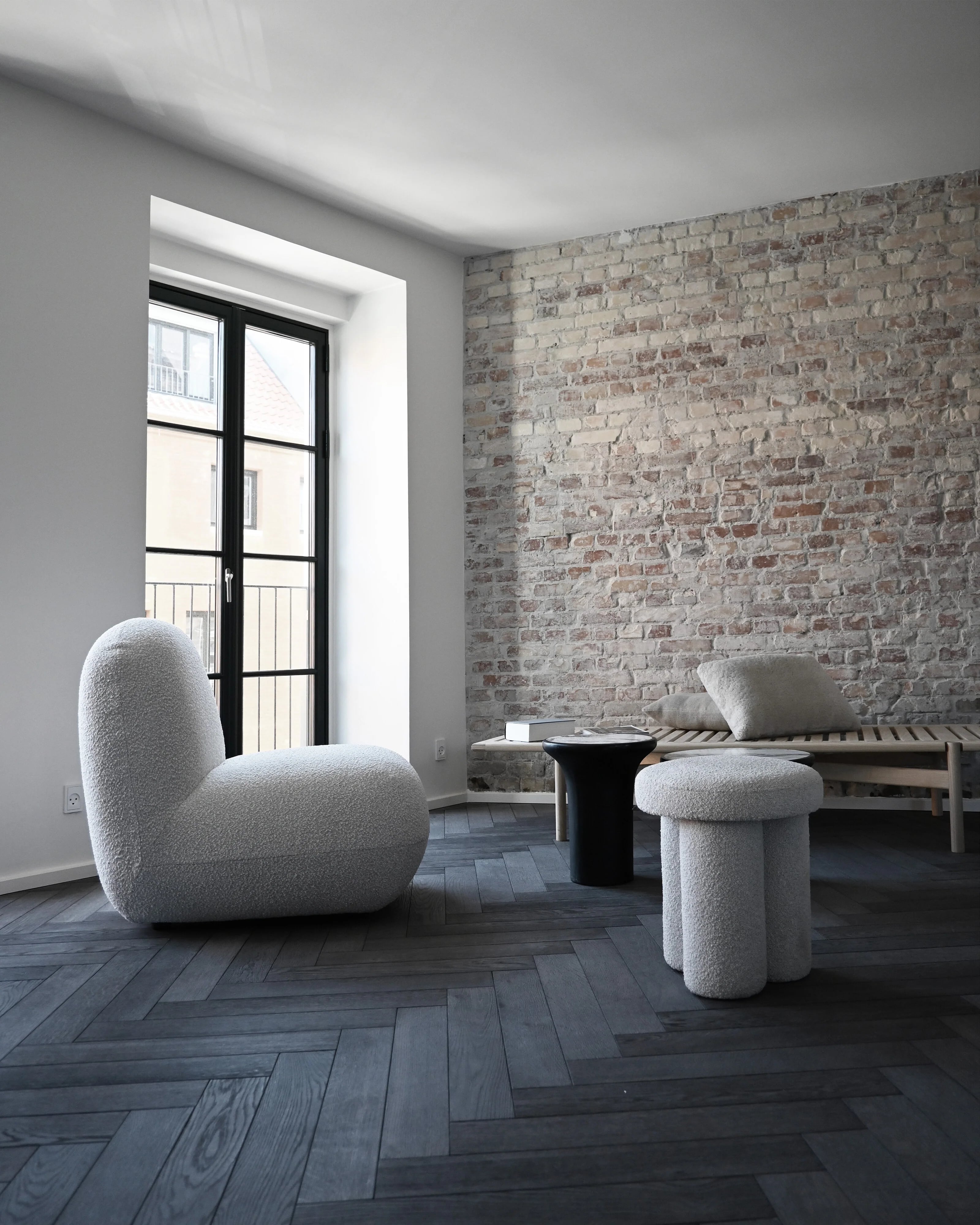 Кресло Toe Chair Flat — Off White CPH 900