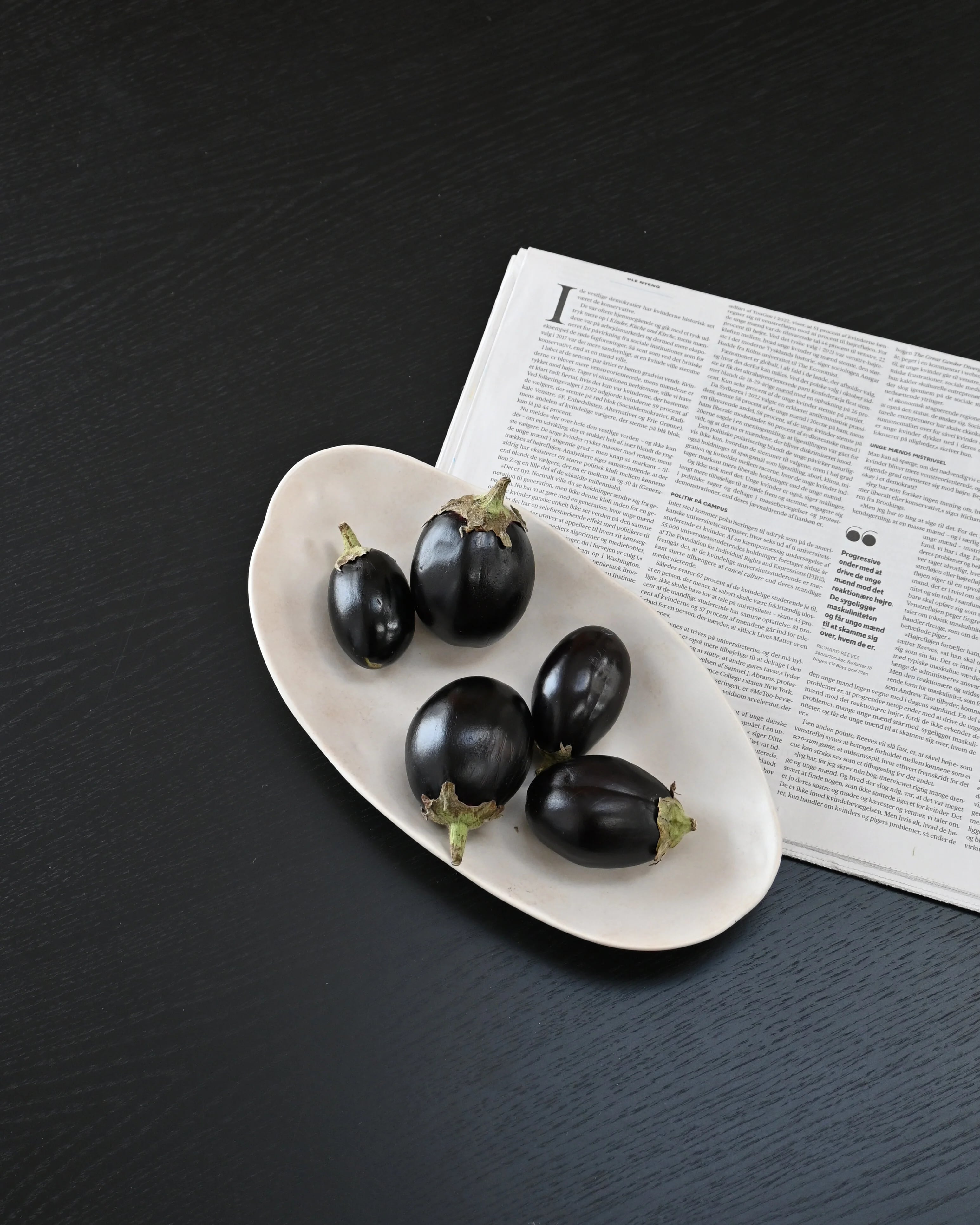 Поднос Native Oval Medio — Birch