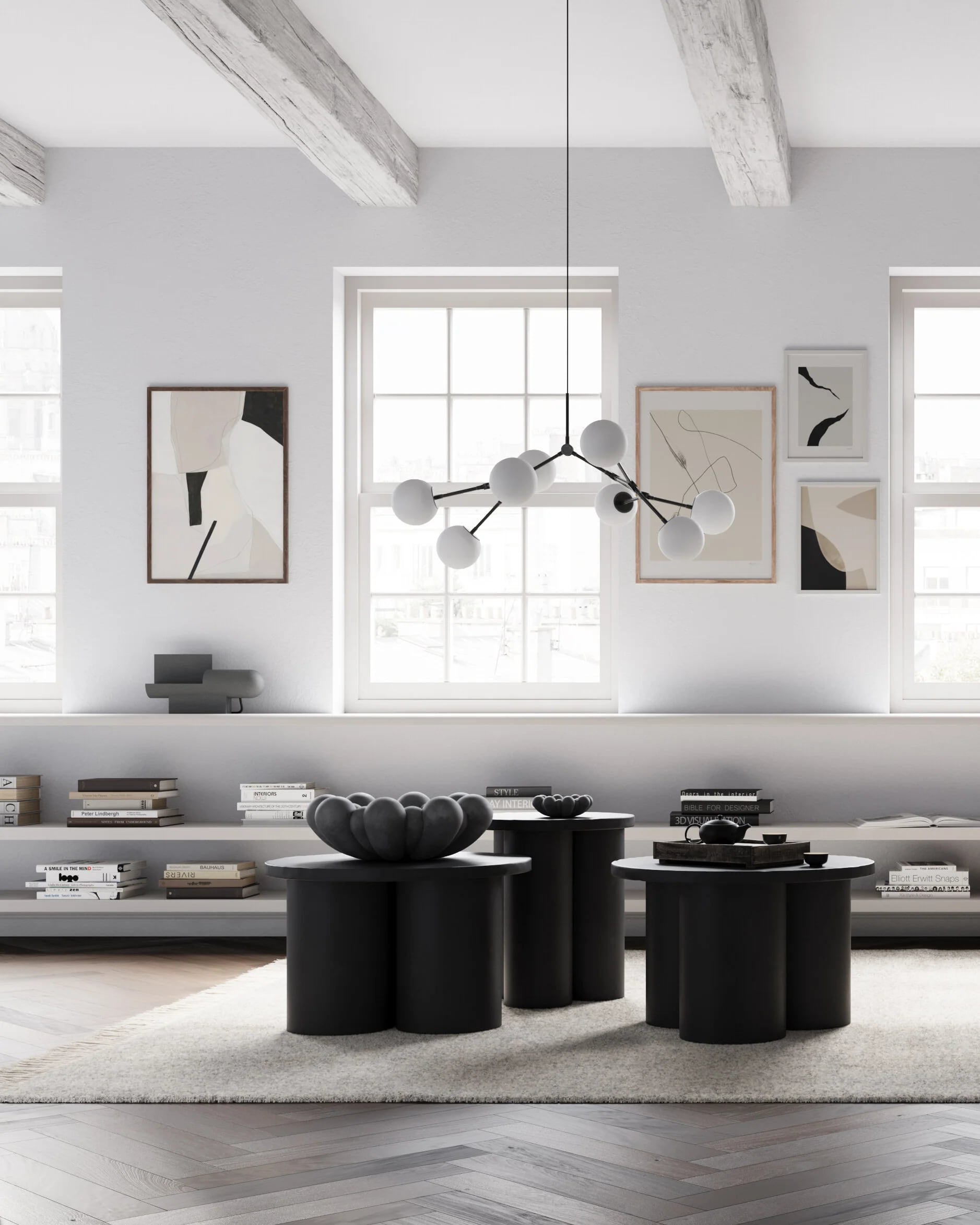 Поднос Bloom Big — Dark Grey