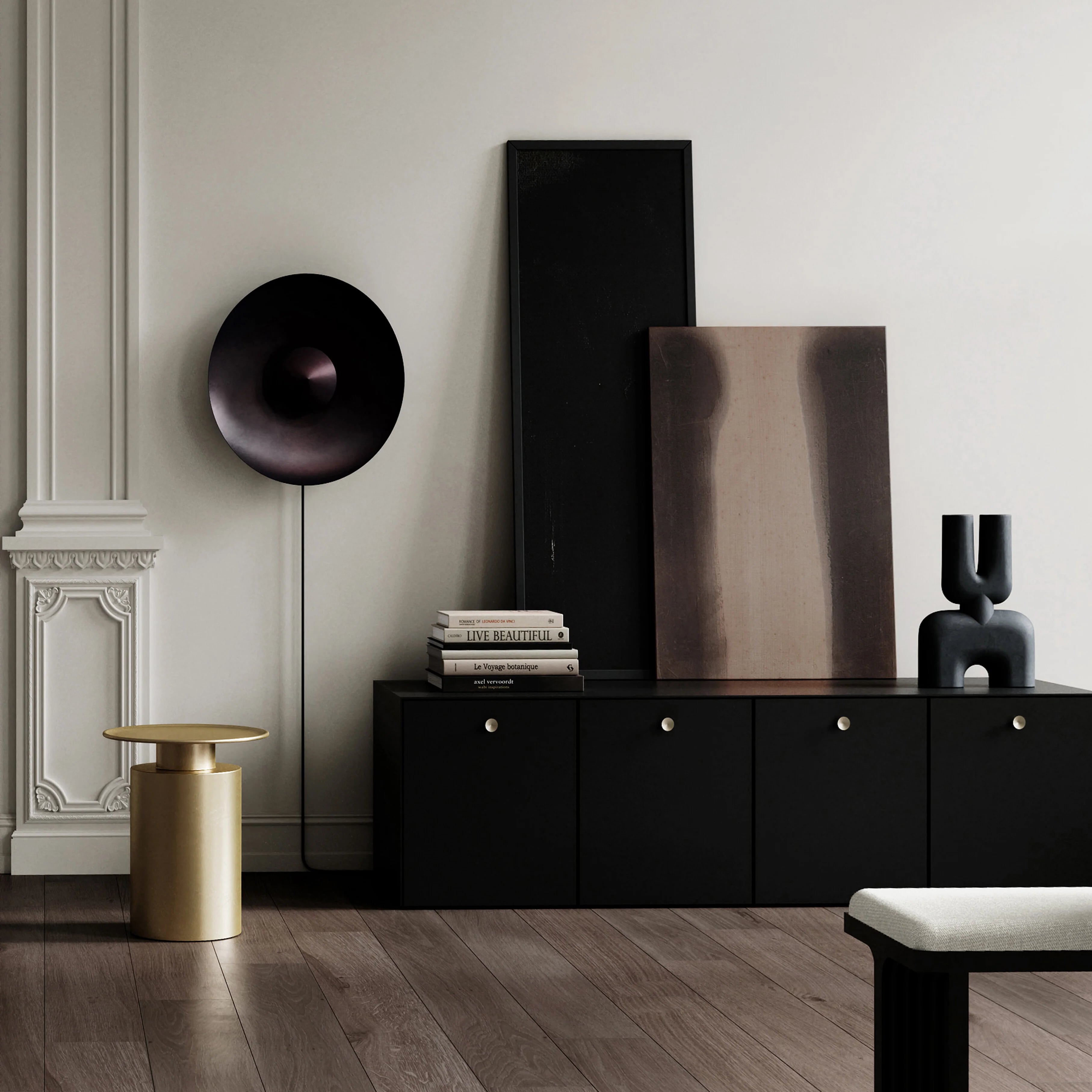 Мебельные ручки HiHat Knobs Medio — Brass