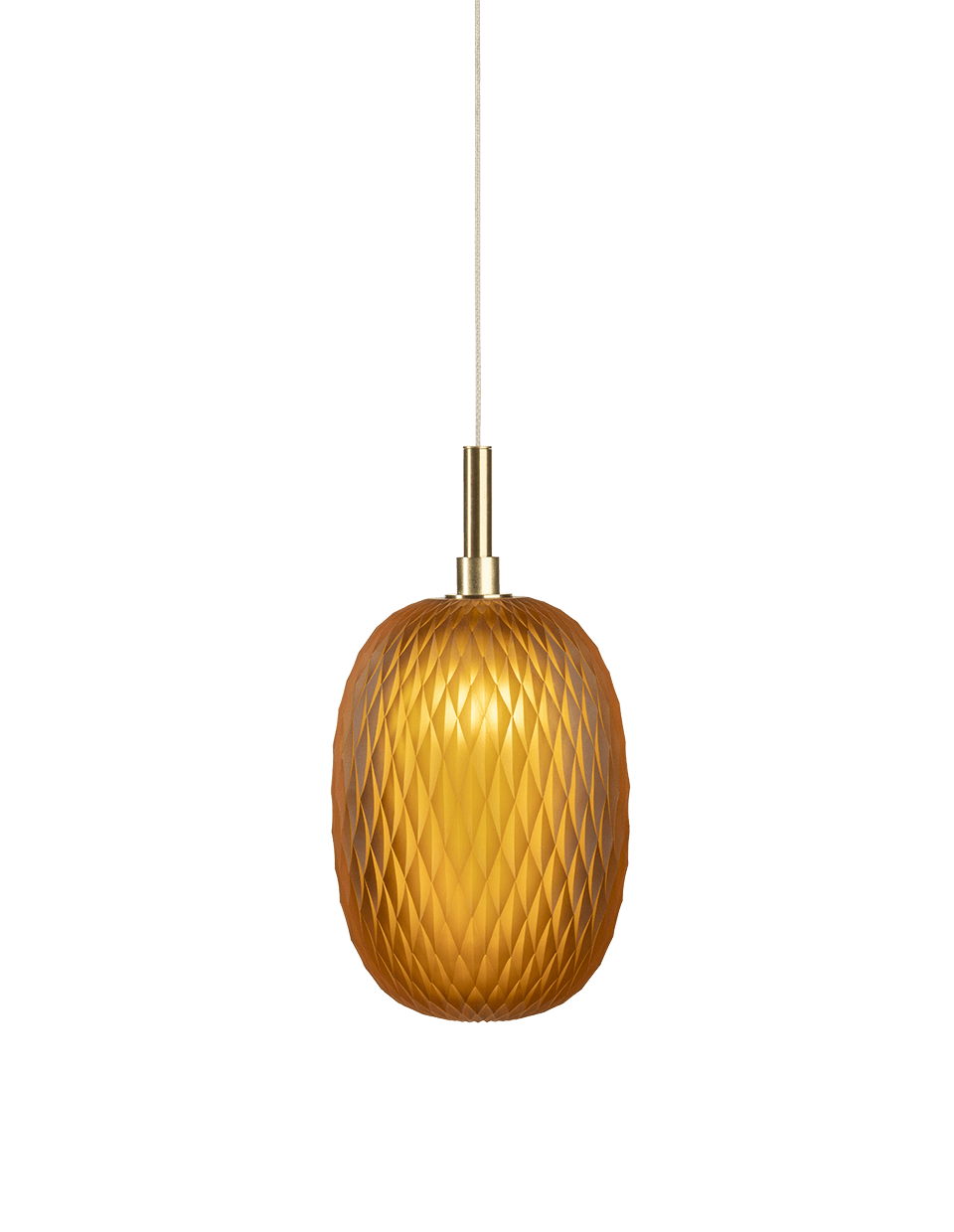 Подвесной светильник Metamorphosis Large amber / brushed gold