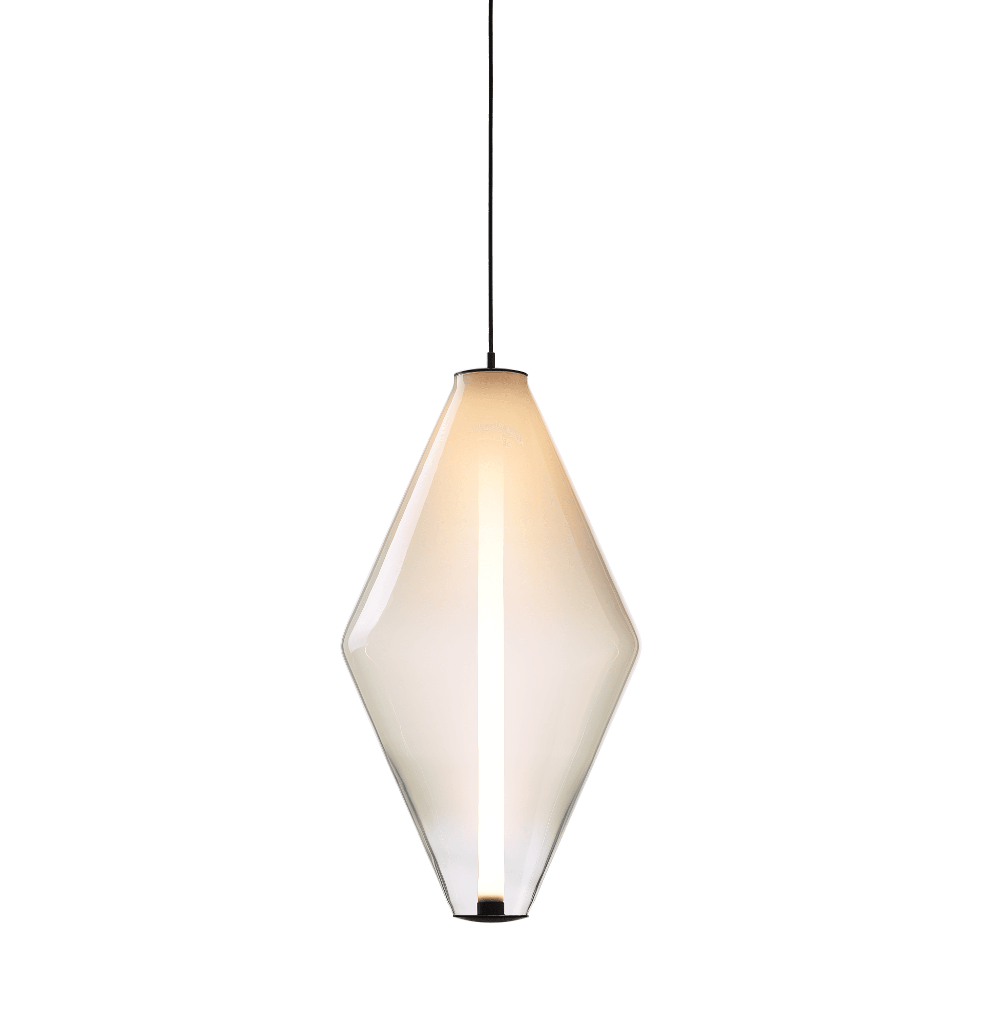 Подвесной светильник Buoy Double Cone white/black