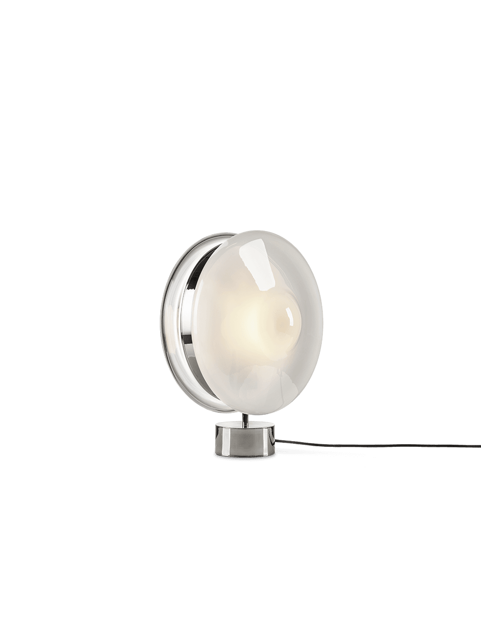 Настольная лампа Orbital polaris white/silver