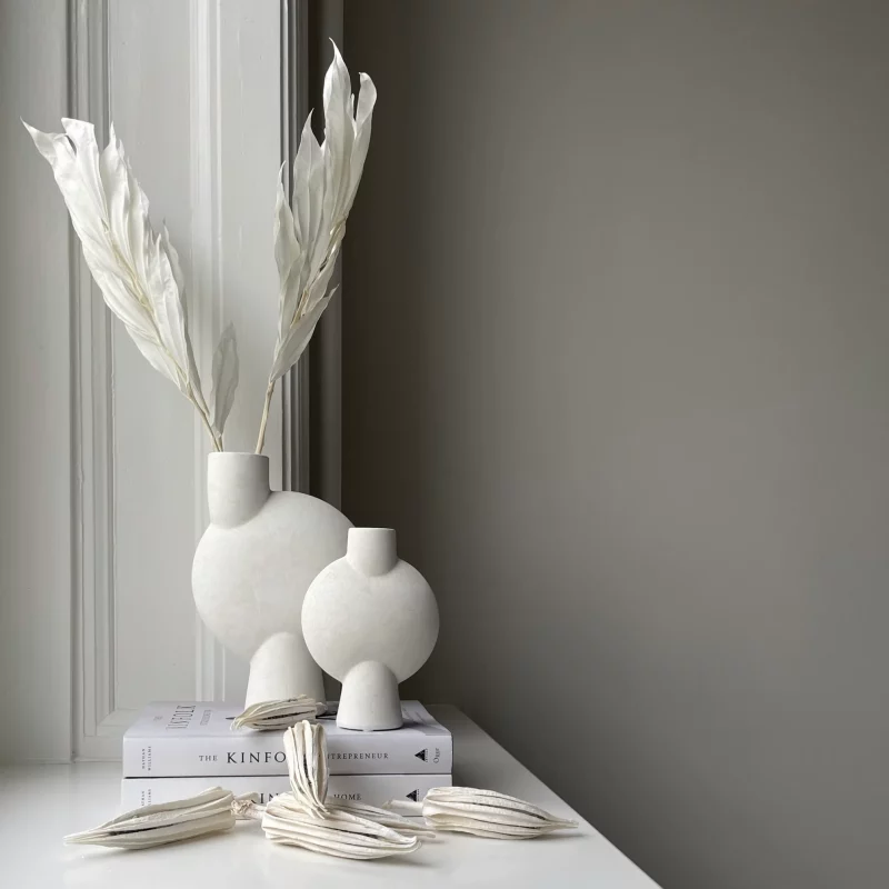 Ваза Sphere Vase Bubl Mini Bone White