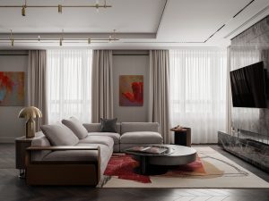 Квартира в ЖК Spires, Дизайнер интерьера Ольга Молоткова